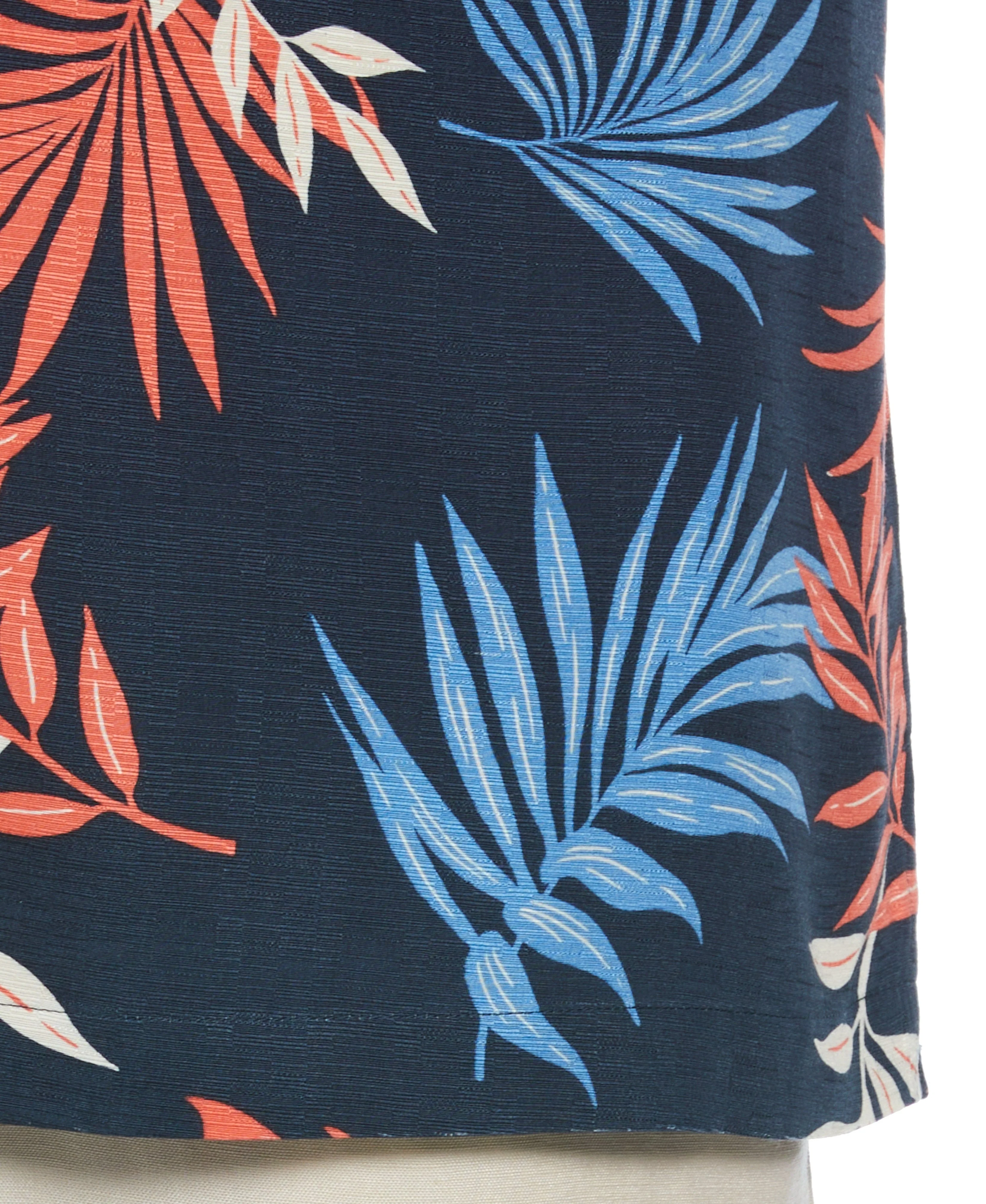Big & Tall Multicolor Leaf Print Shirt - Image 4