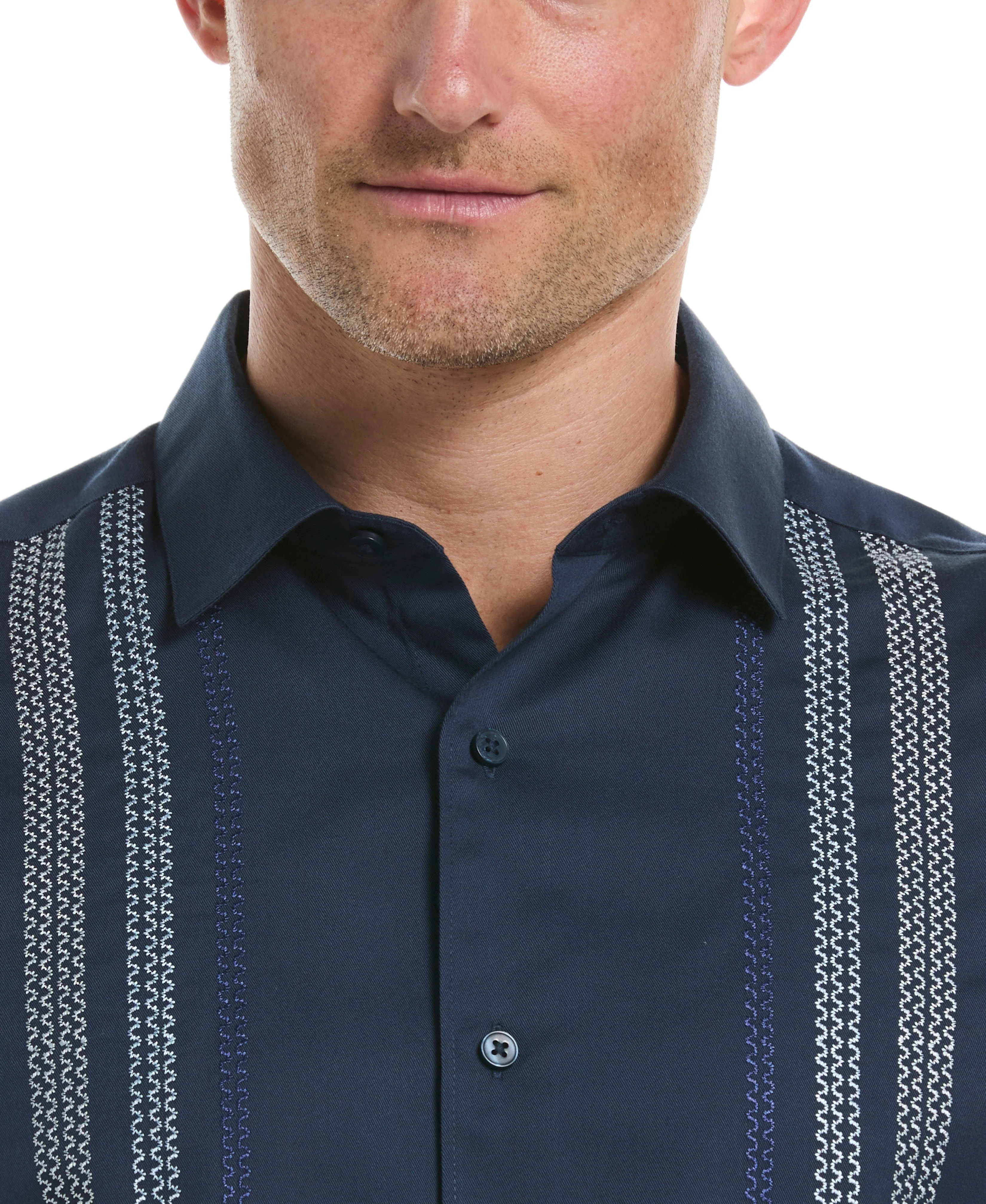 Ombre Embroidery Panel Shirt - Image 10