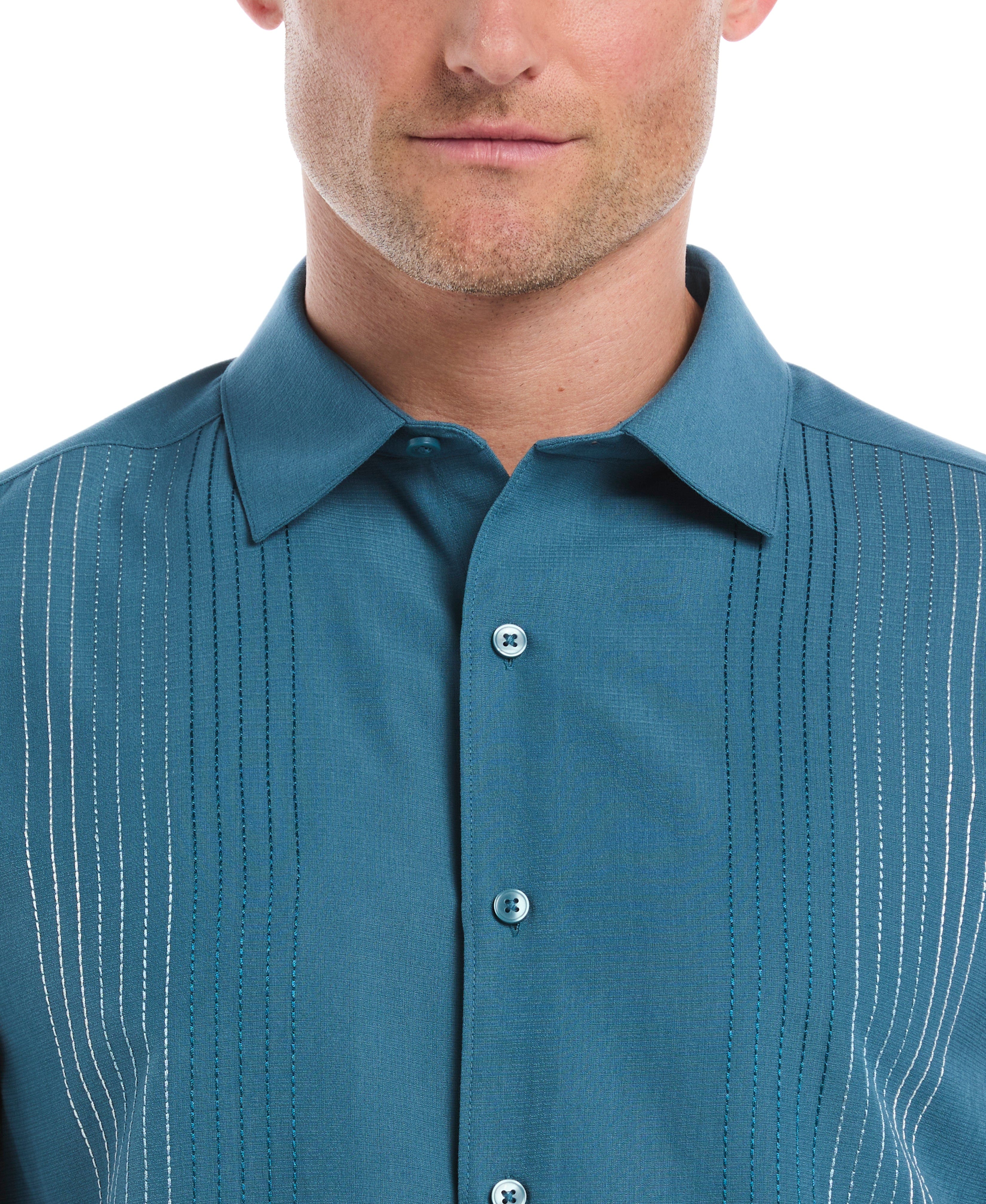 Ombre Embroidered Panel Shirt - Image 10