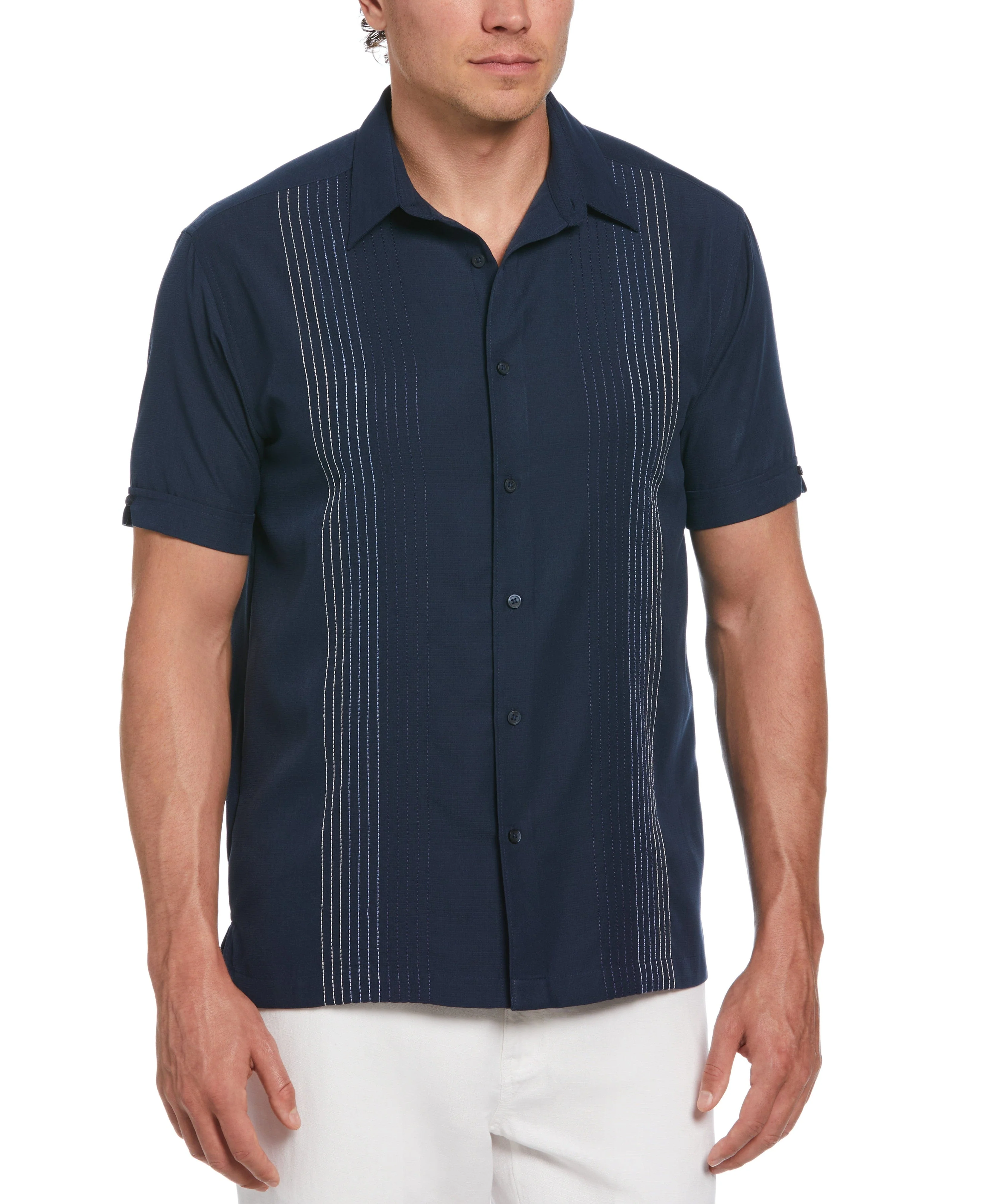 Ombre Embroidered Panel Shirt - Image 13