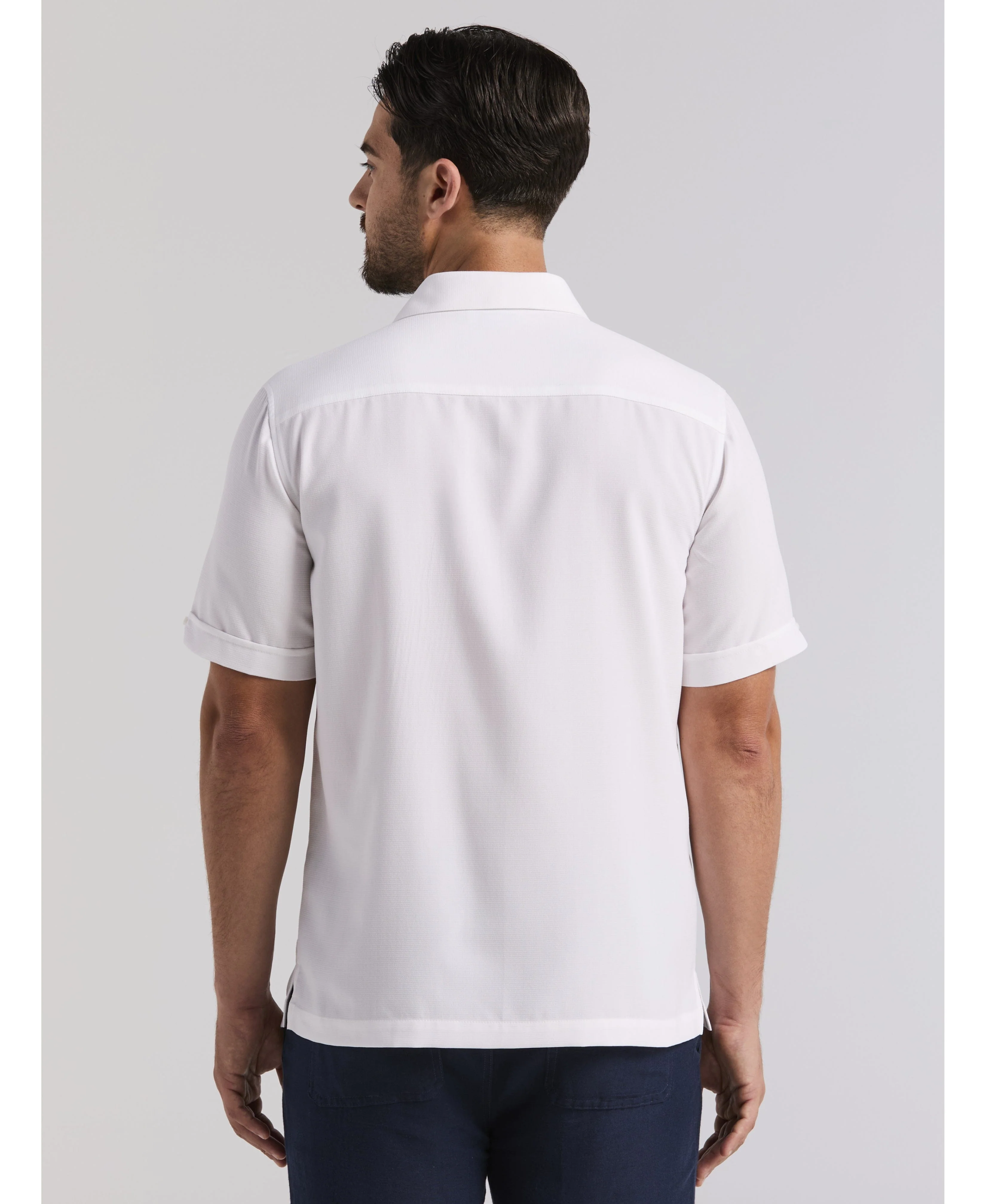 Ombre Embroidered Panel Shirt - Image 2