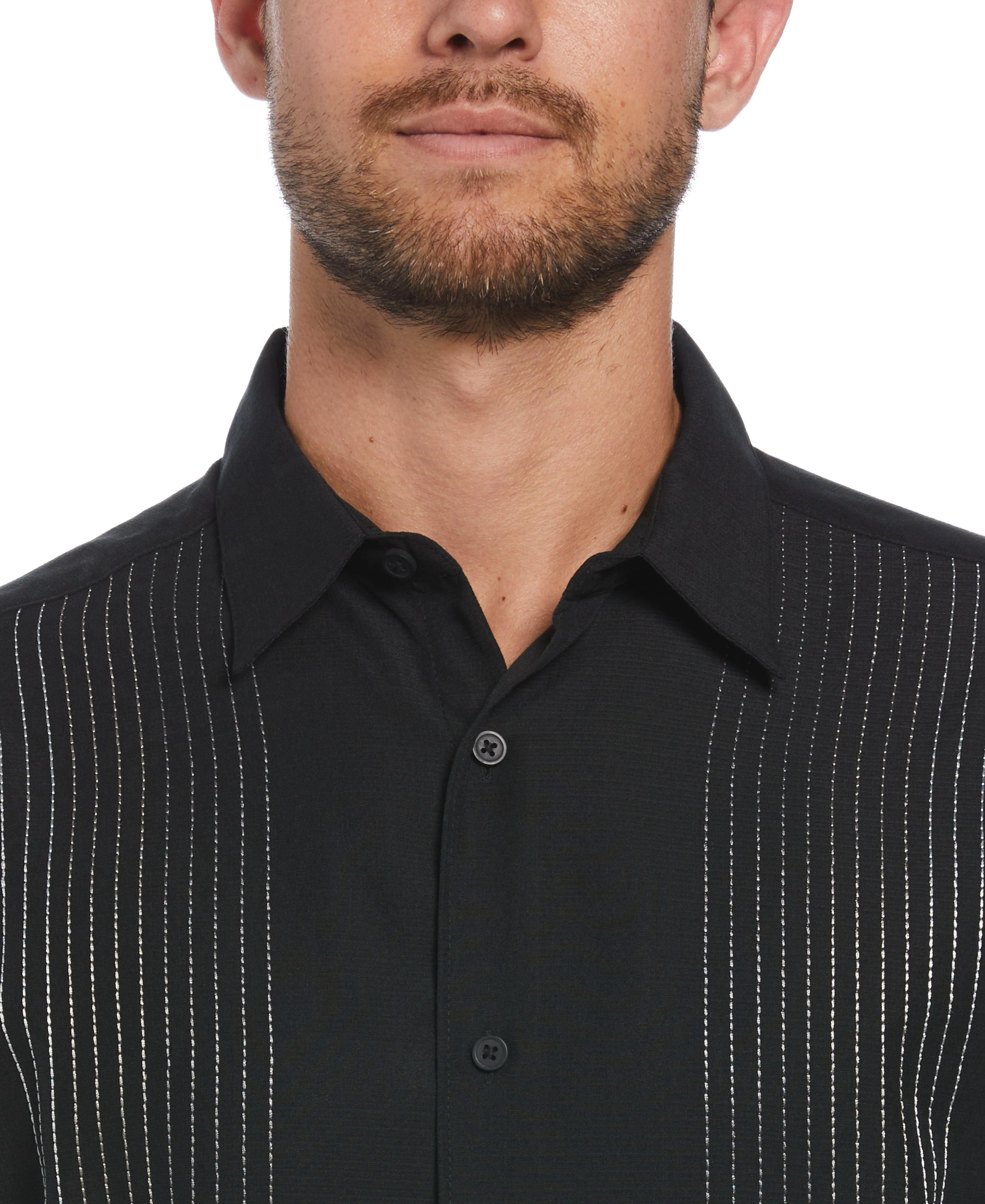 Ombre Embroidered Panel Shirt - Image 21