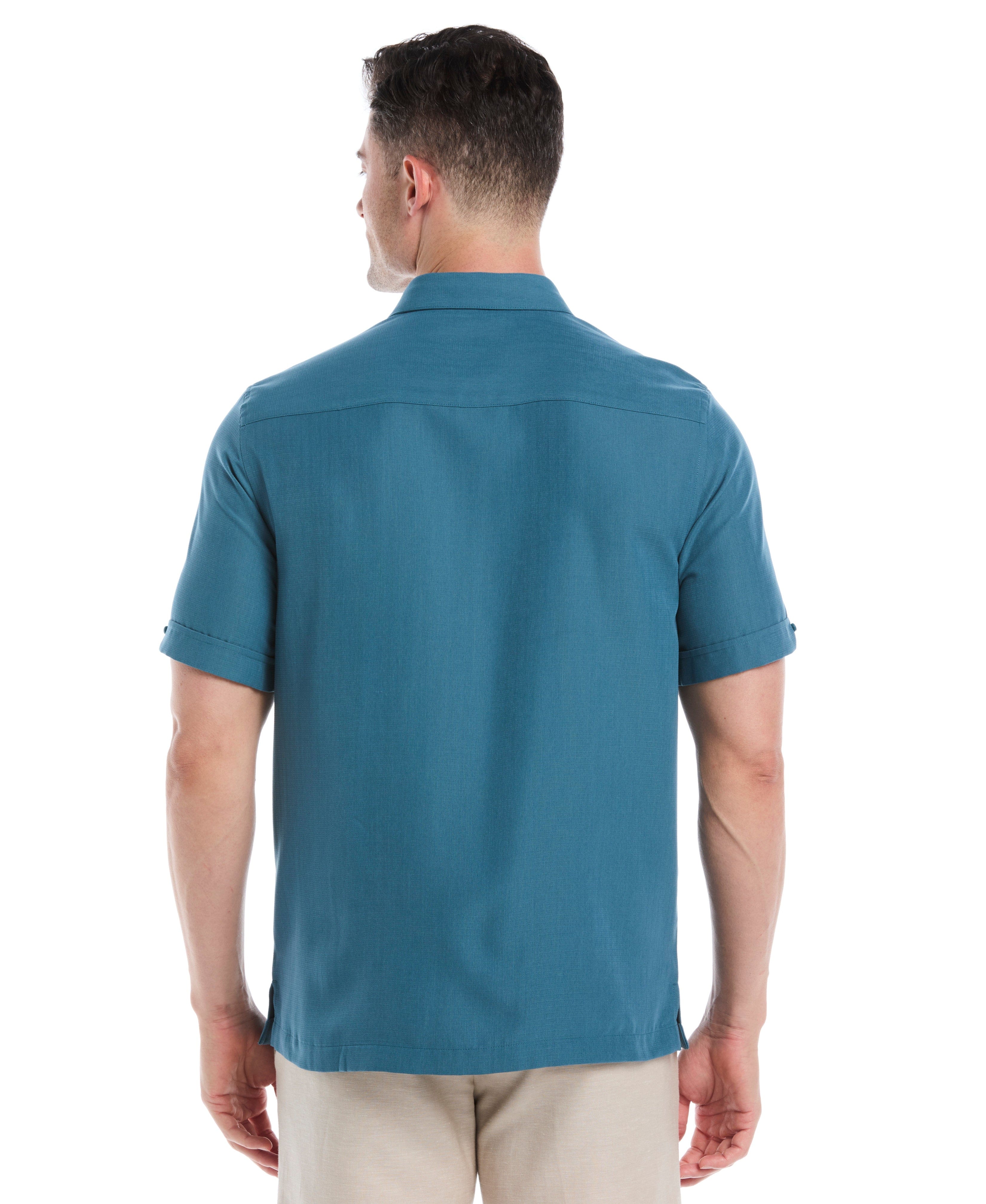 Ombre Embroidered Panel Shirt - Image 8