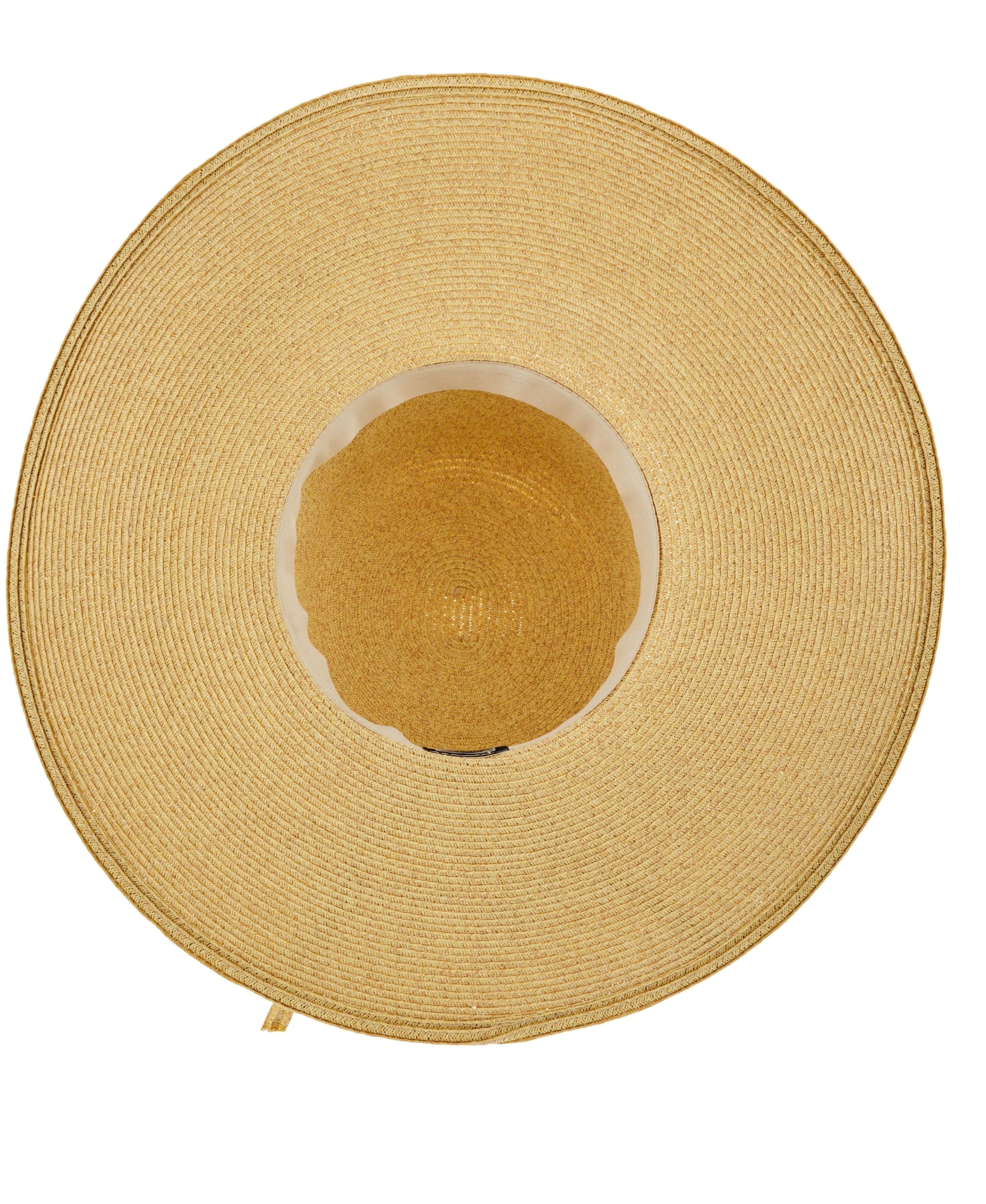 Women's Paper Braid Big Brim Hat - Image 4