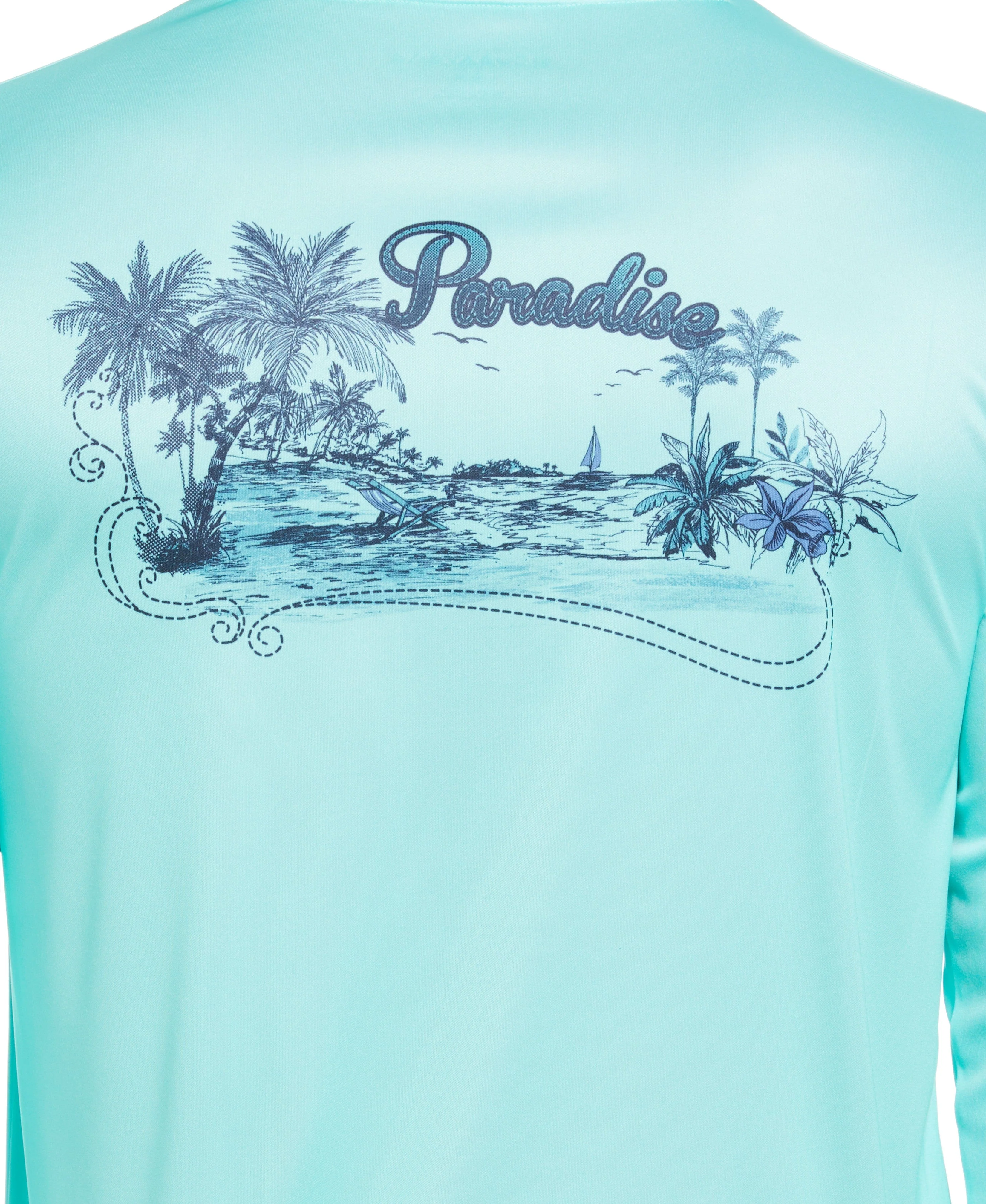 Paradise Print Sun Protection Shirt - Image 4