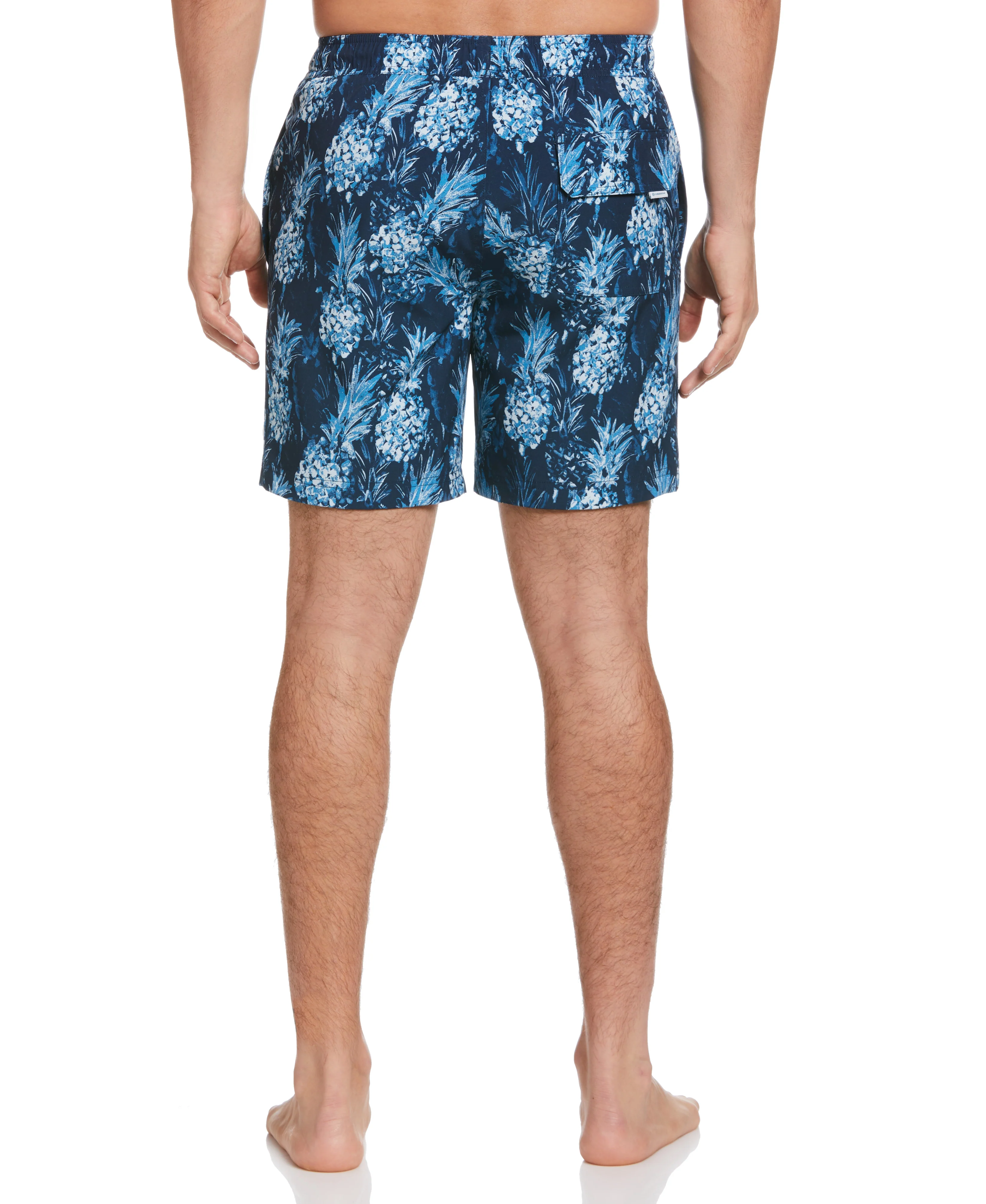 Pineapple Print 7" Swim Trunks - Image 2