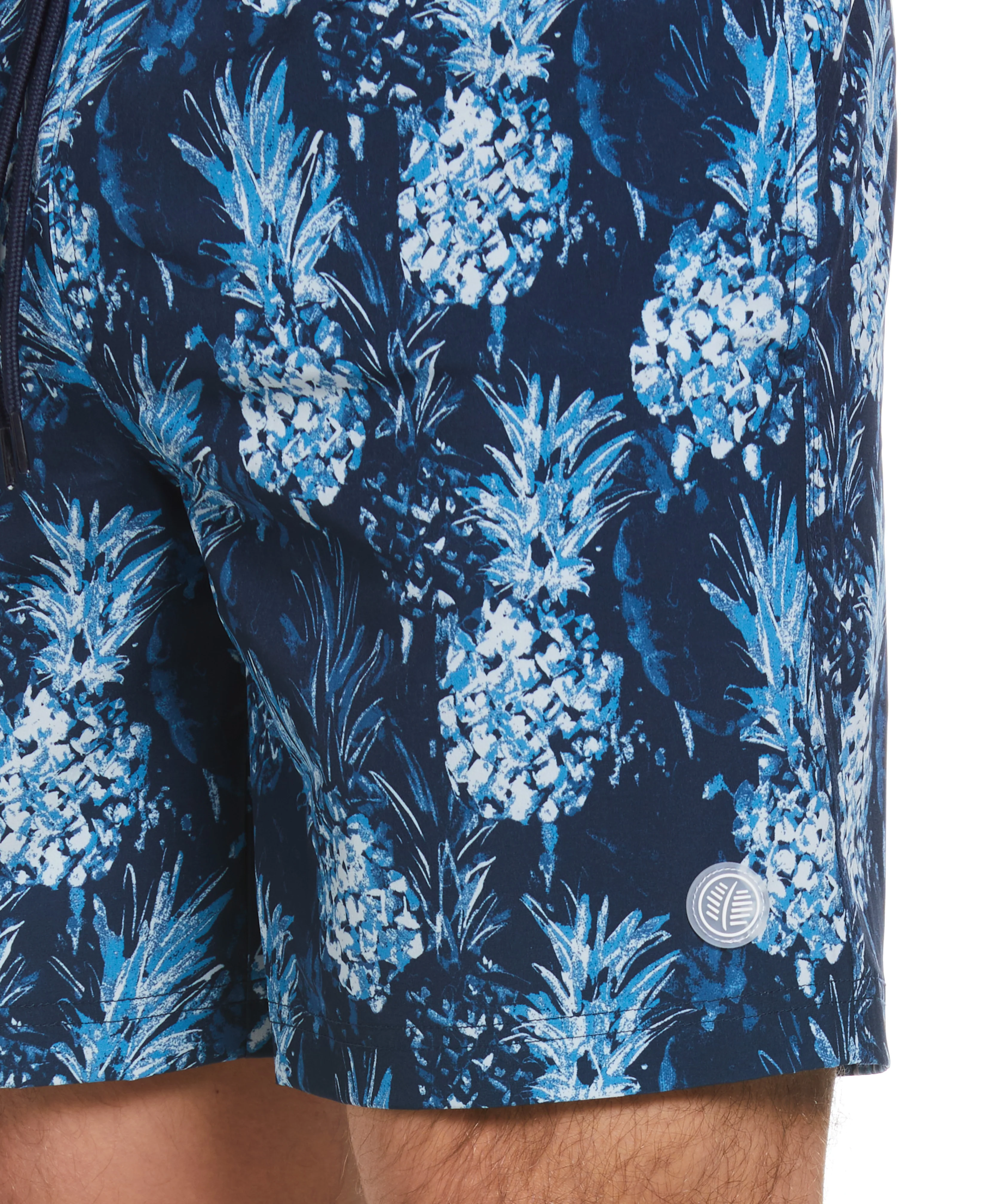 Pineapple Print 7" Swim Trunks - Image 4