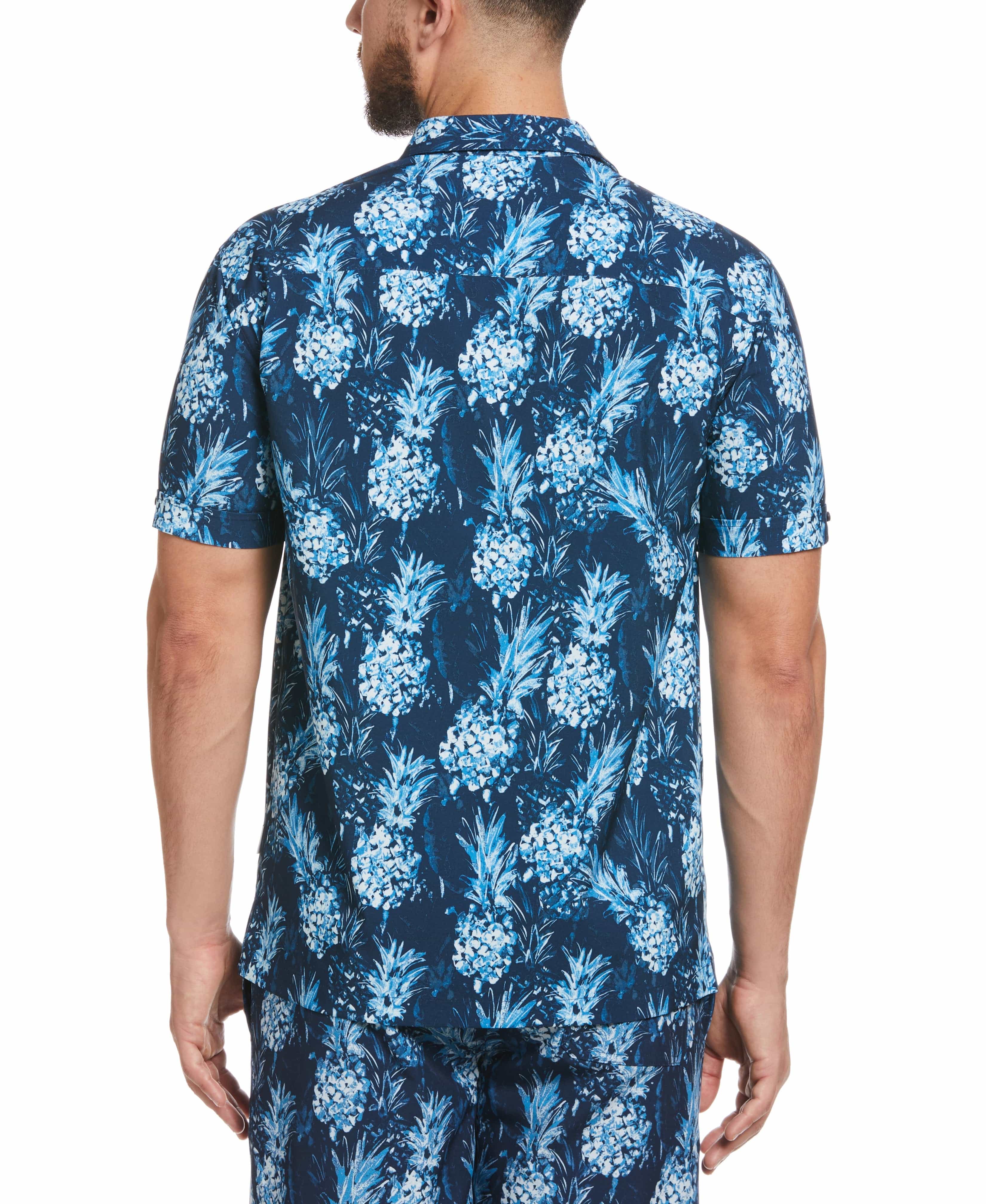 Pineapple Print Button Down Shirt - Image 2