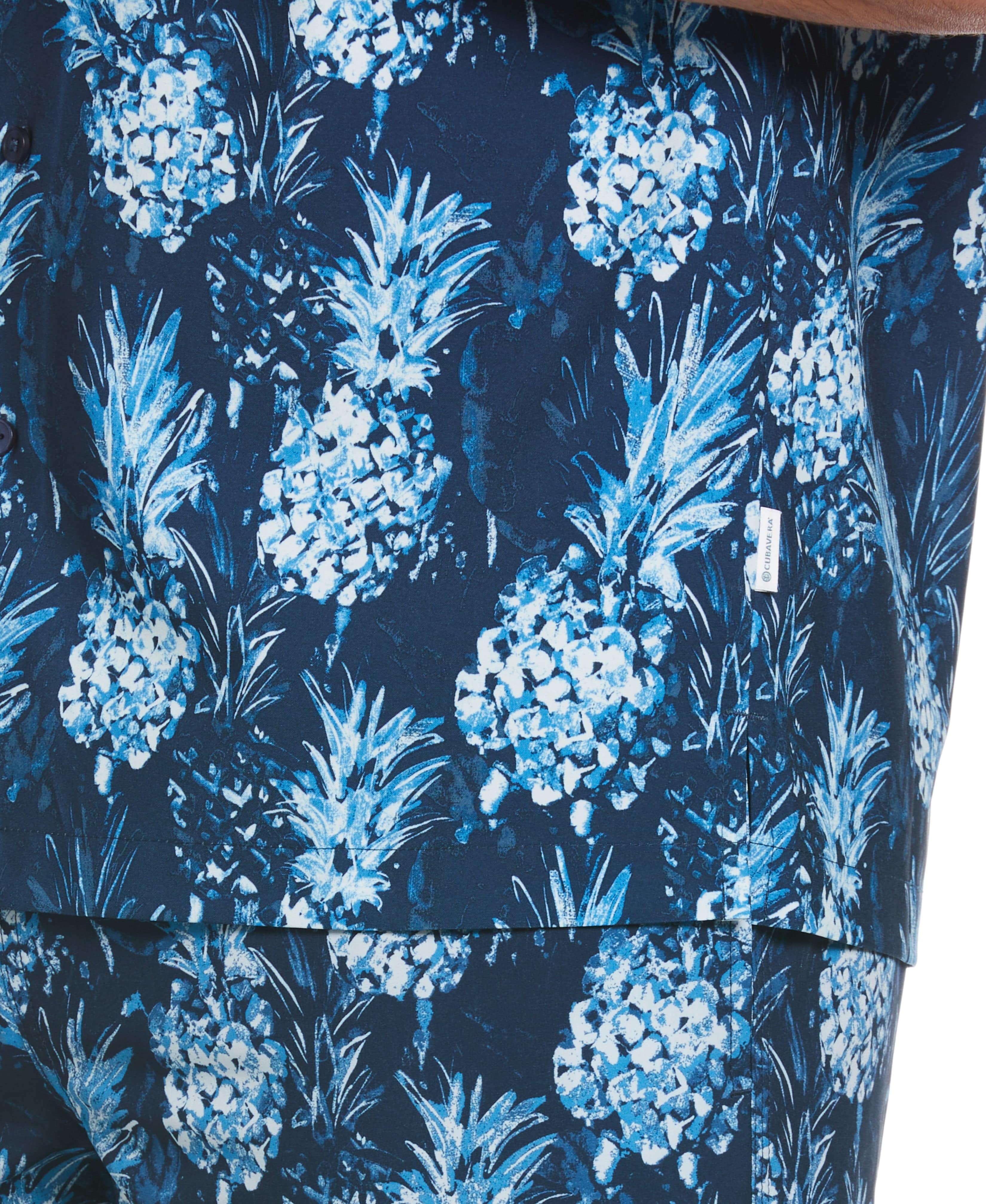 Pineapple Print Button Down Shirt - Image 3