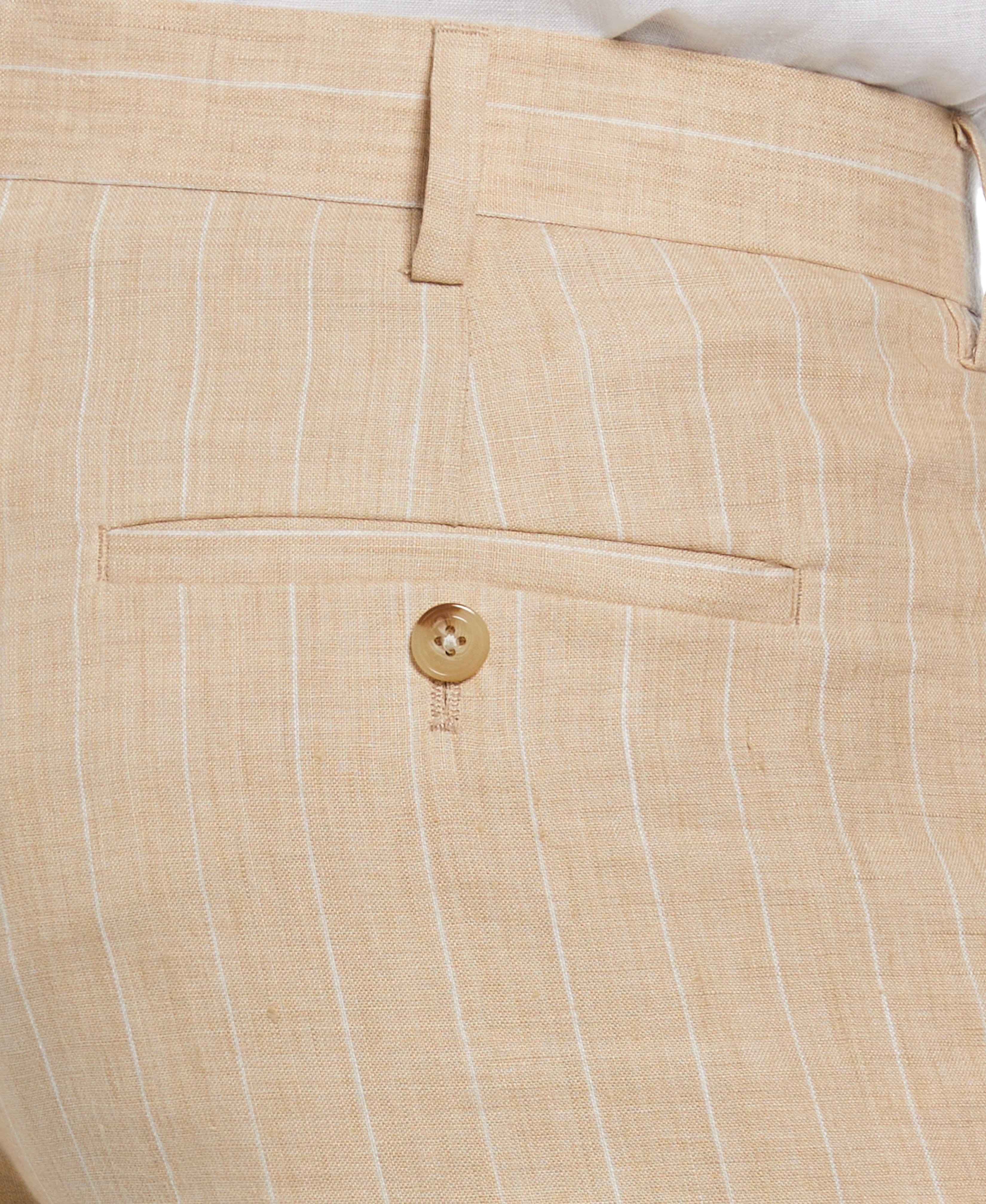 Pinstripe Linen Pant - Image 3