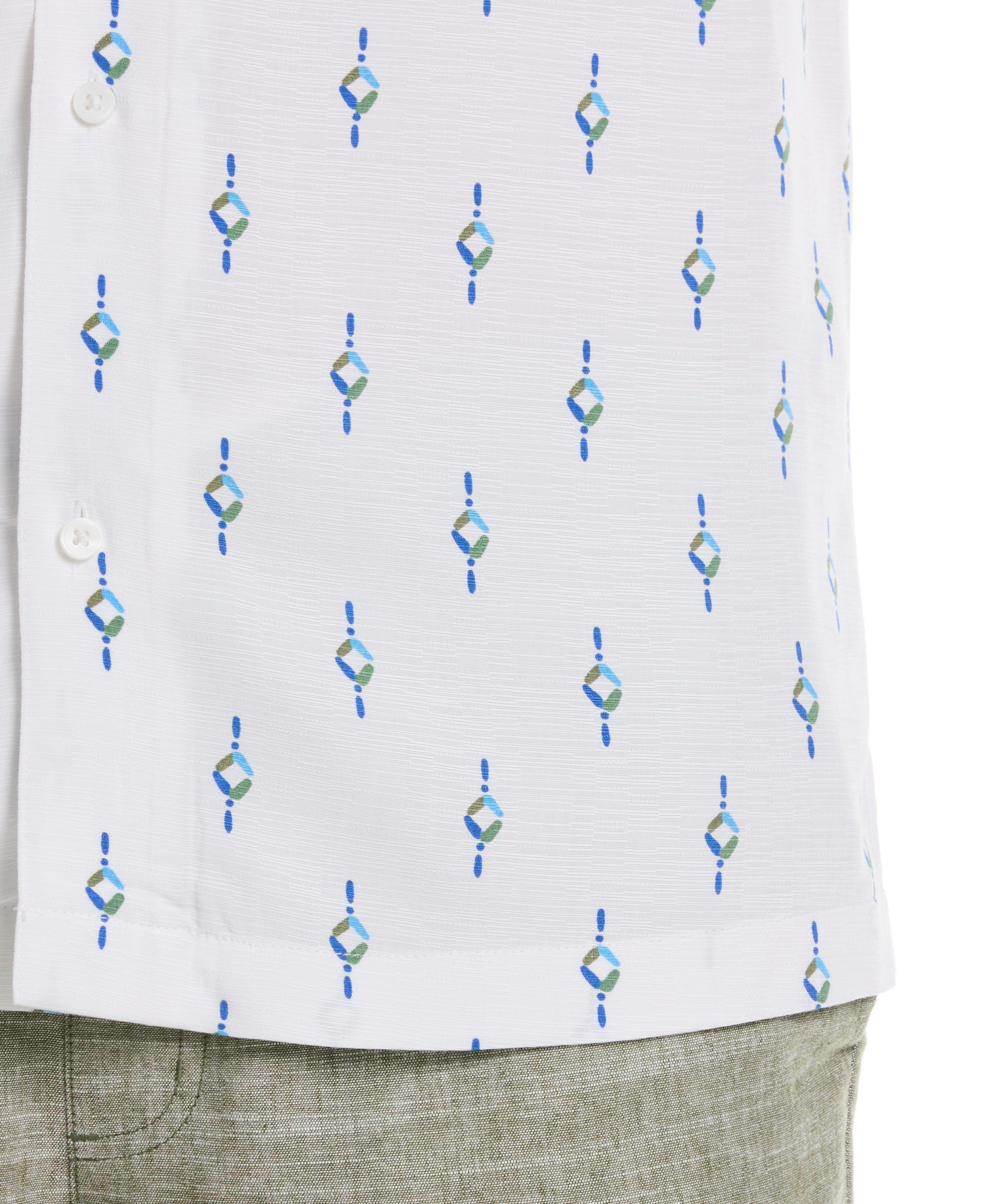 Retro Geometric Print Shirt - Image 3