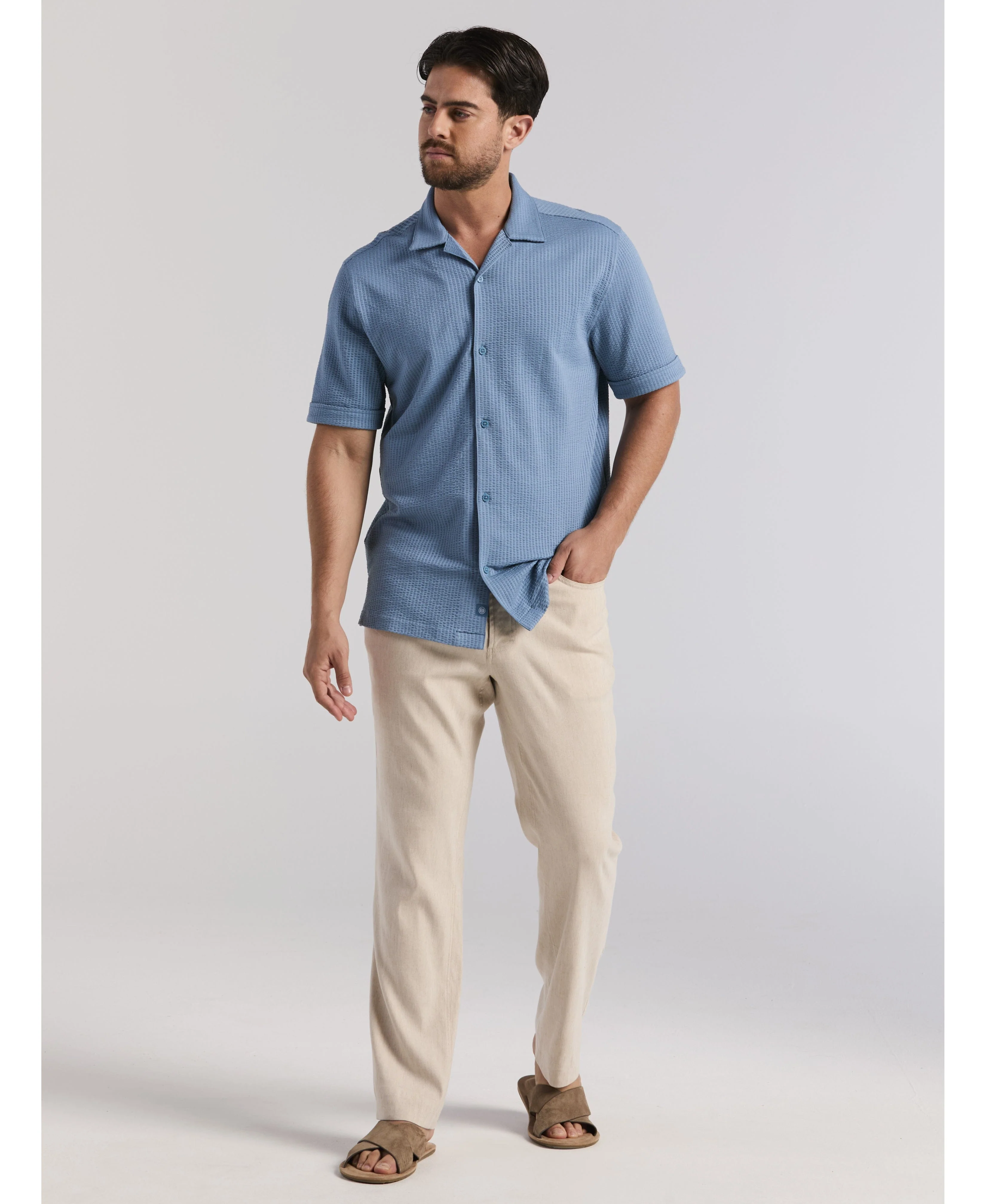 Seersucker Knit Shirt - Image 4
