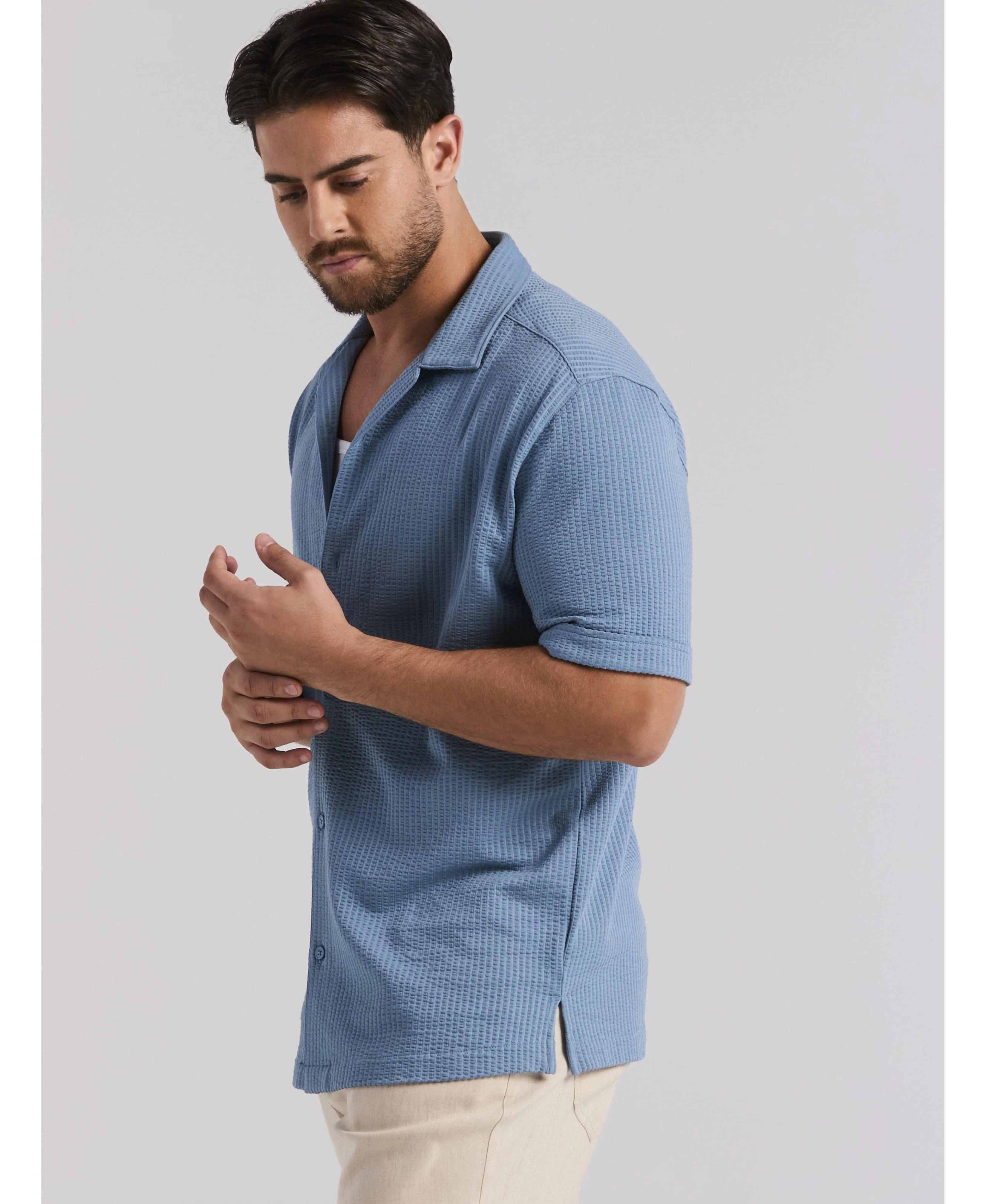 Seersucker Knit Shirt - Image 6