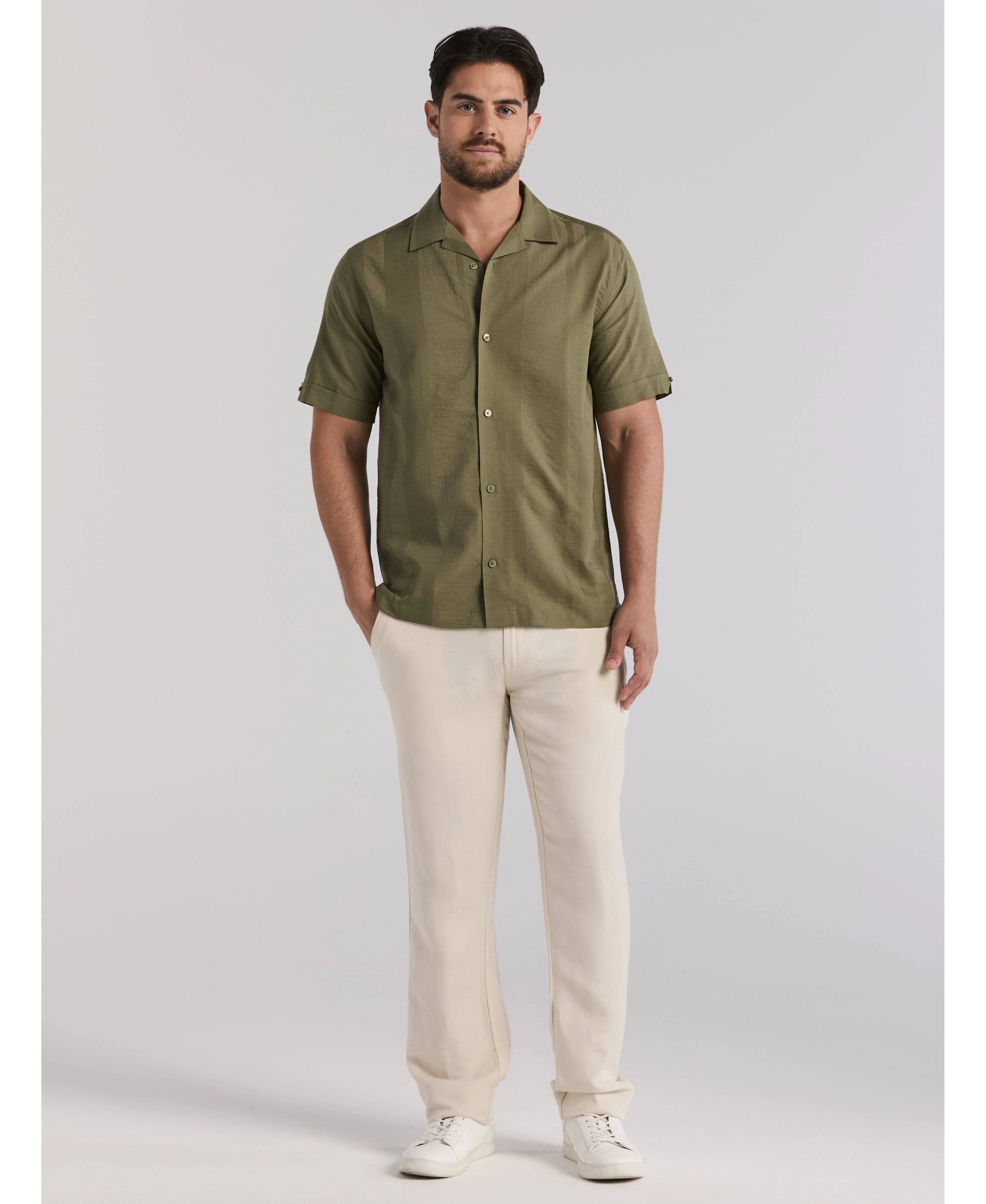 Seersucker Texture Shirt - Image 11