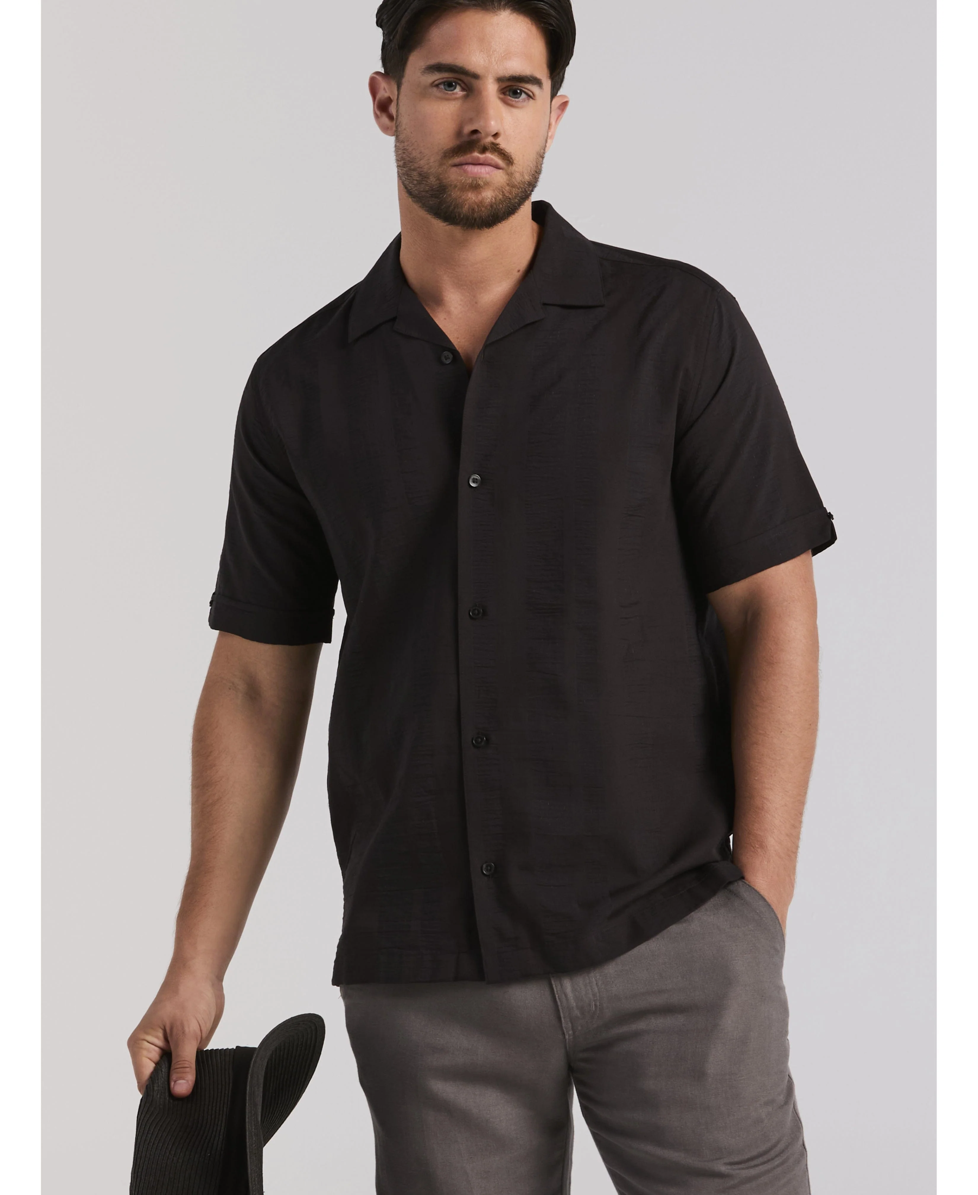 Seersucker Texture Shirt - Image 7