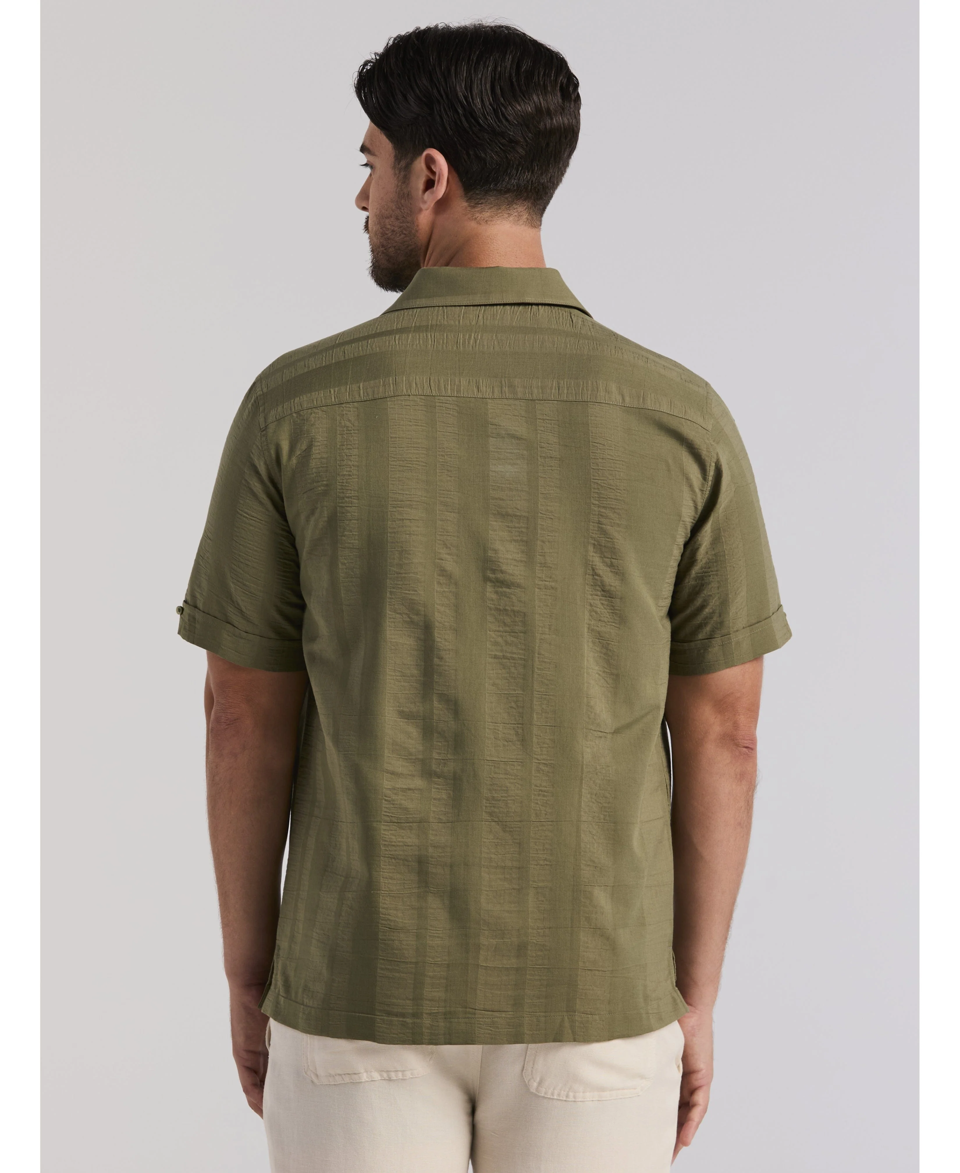 Seersucker Texture Shirt - Image 9