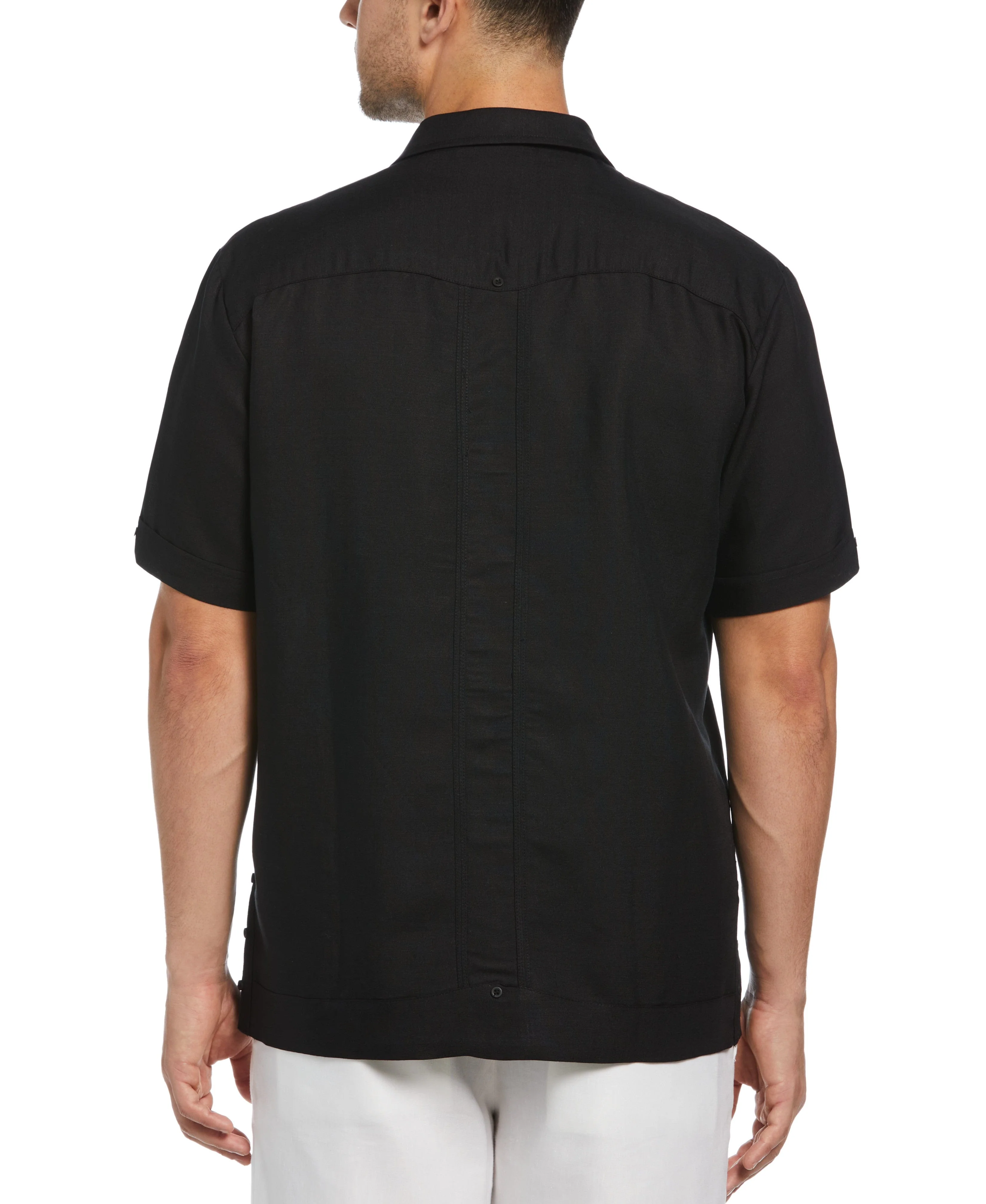 Short Sleeve Embroidered Guayabera - Image 11