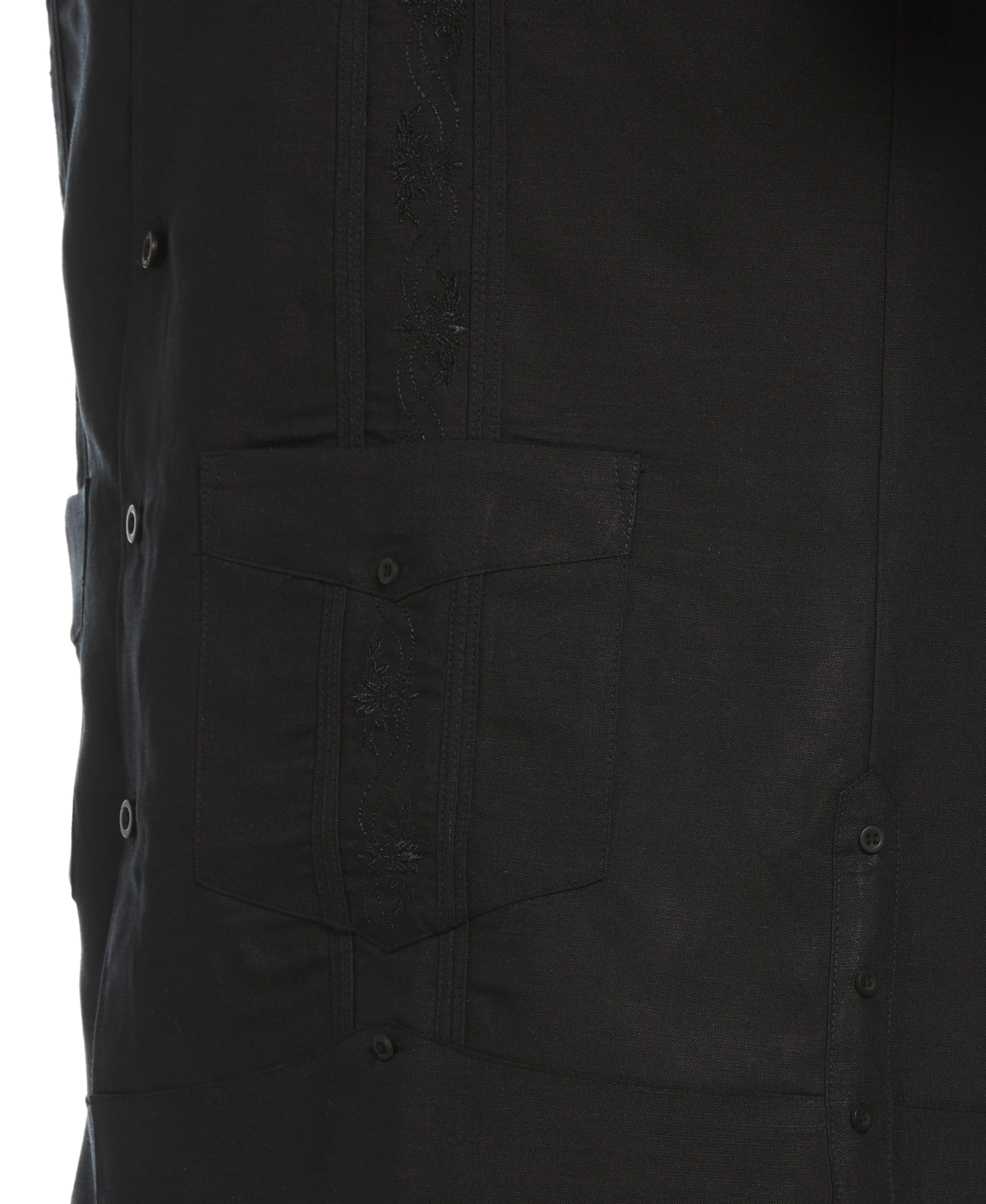 Short Sleeve Embroidered Guayabera - Image 12