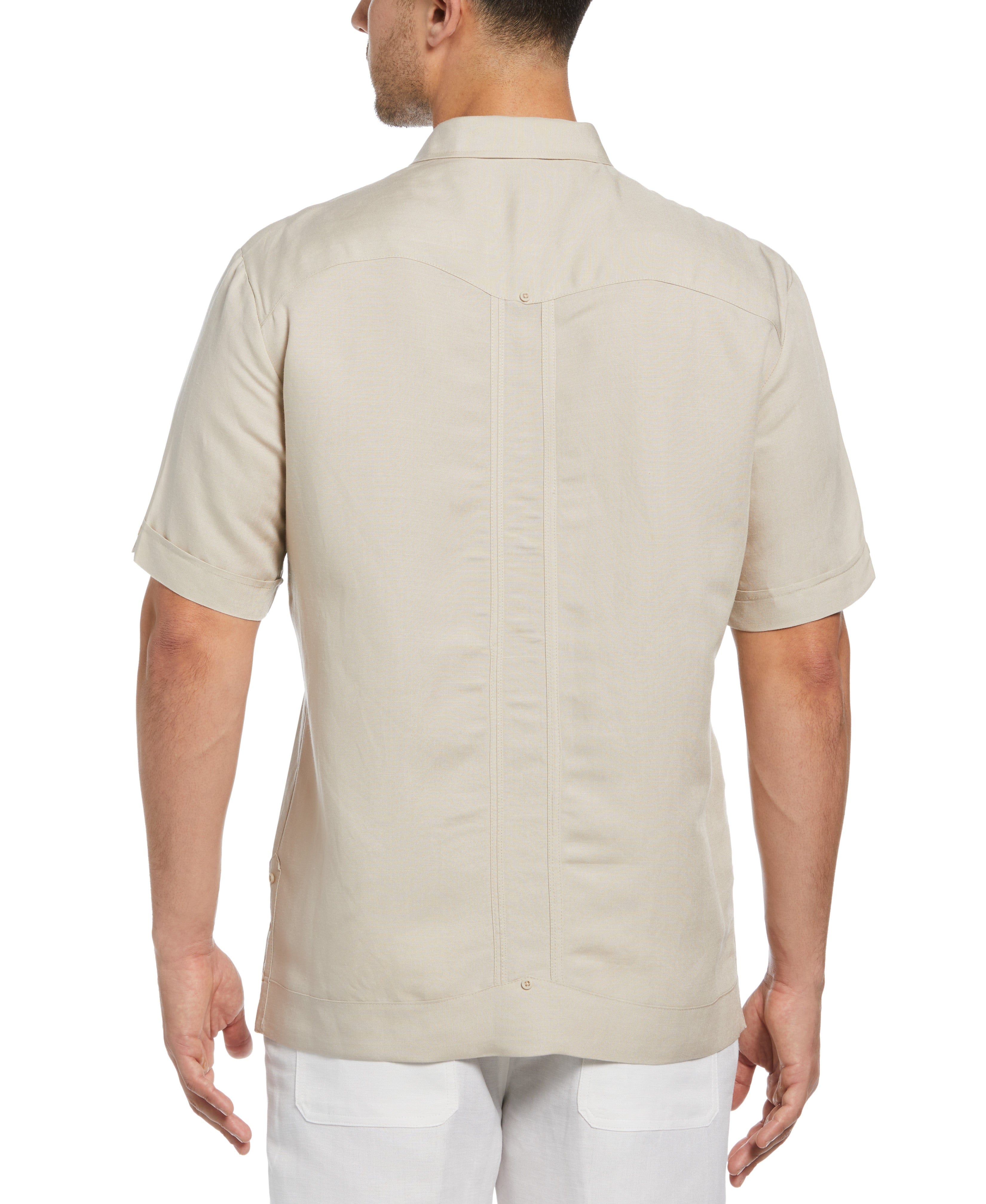 Short Sleeve Embroidered Guayabera - Image 7