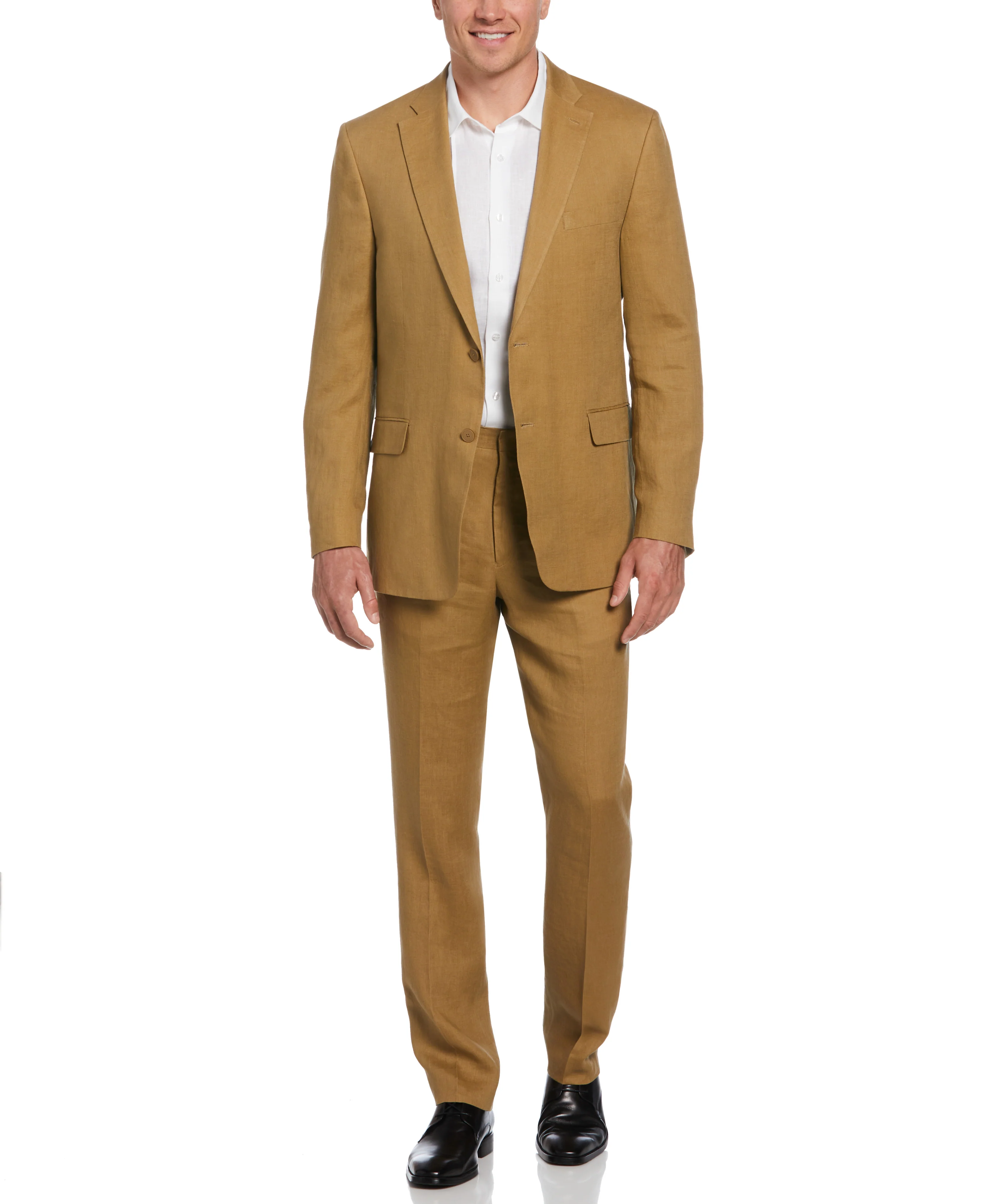 100% Linen Single-Breasted Suit Jacket - Image 11