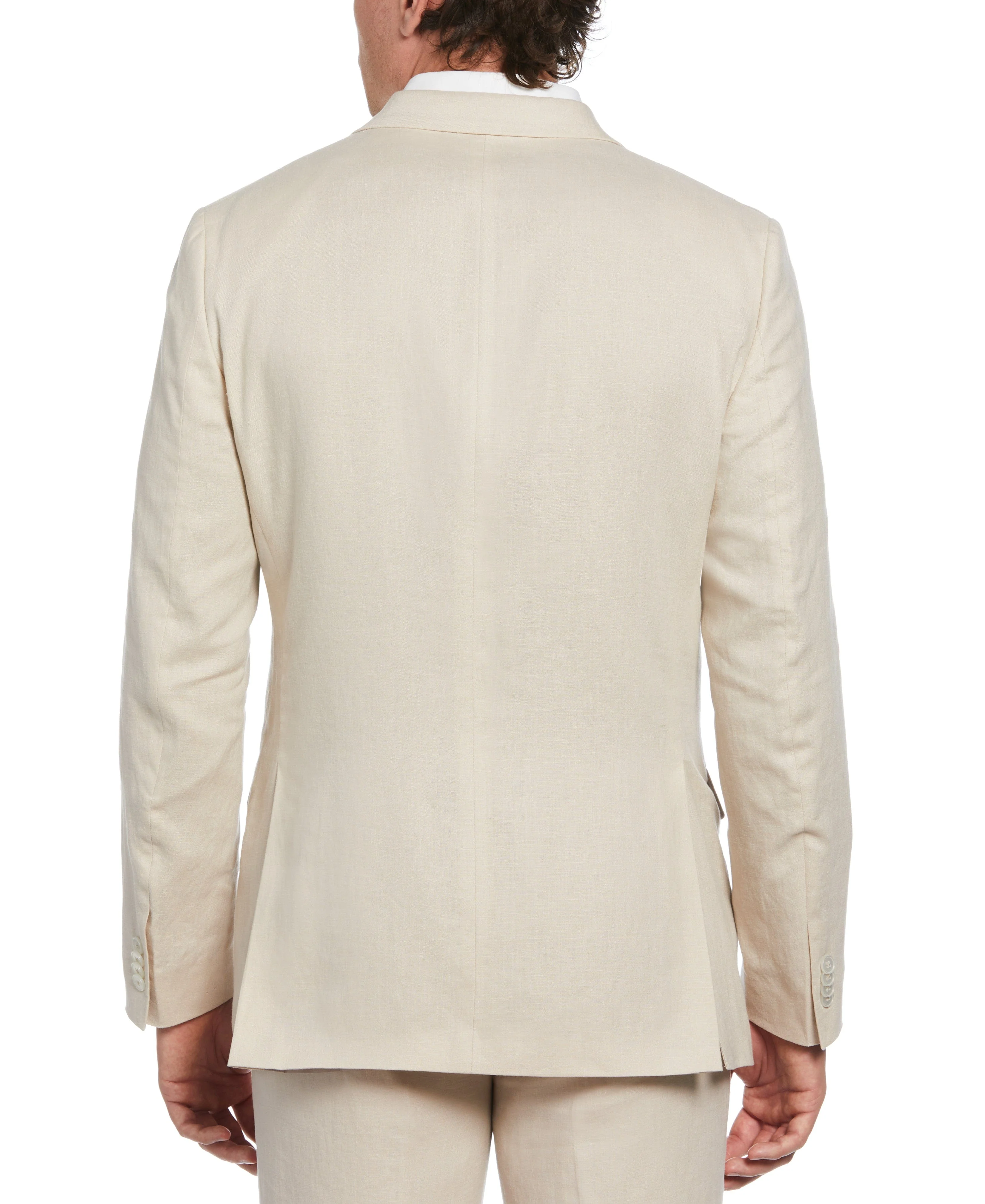 100% Linen Single-Breasted Suit Jacket - Image 14
