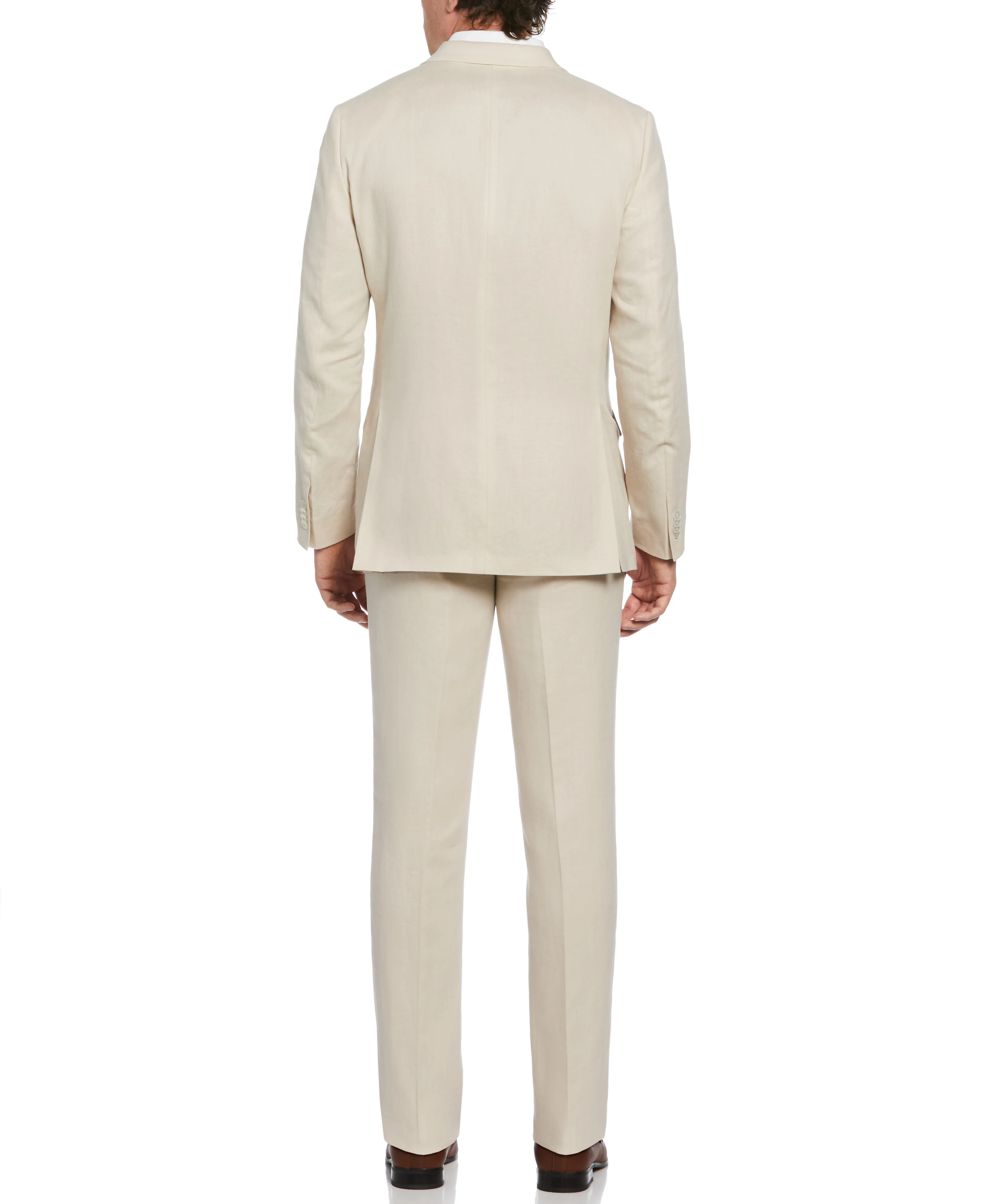 100% Linen Single-Breasted Suit Jacket - Image 18