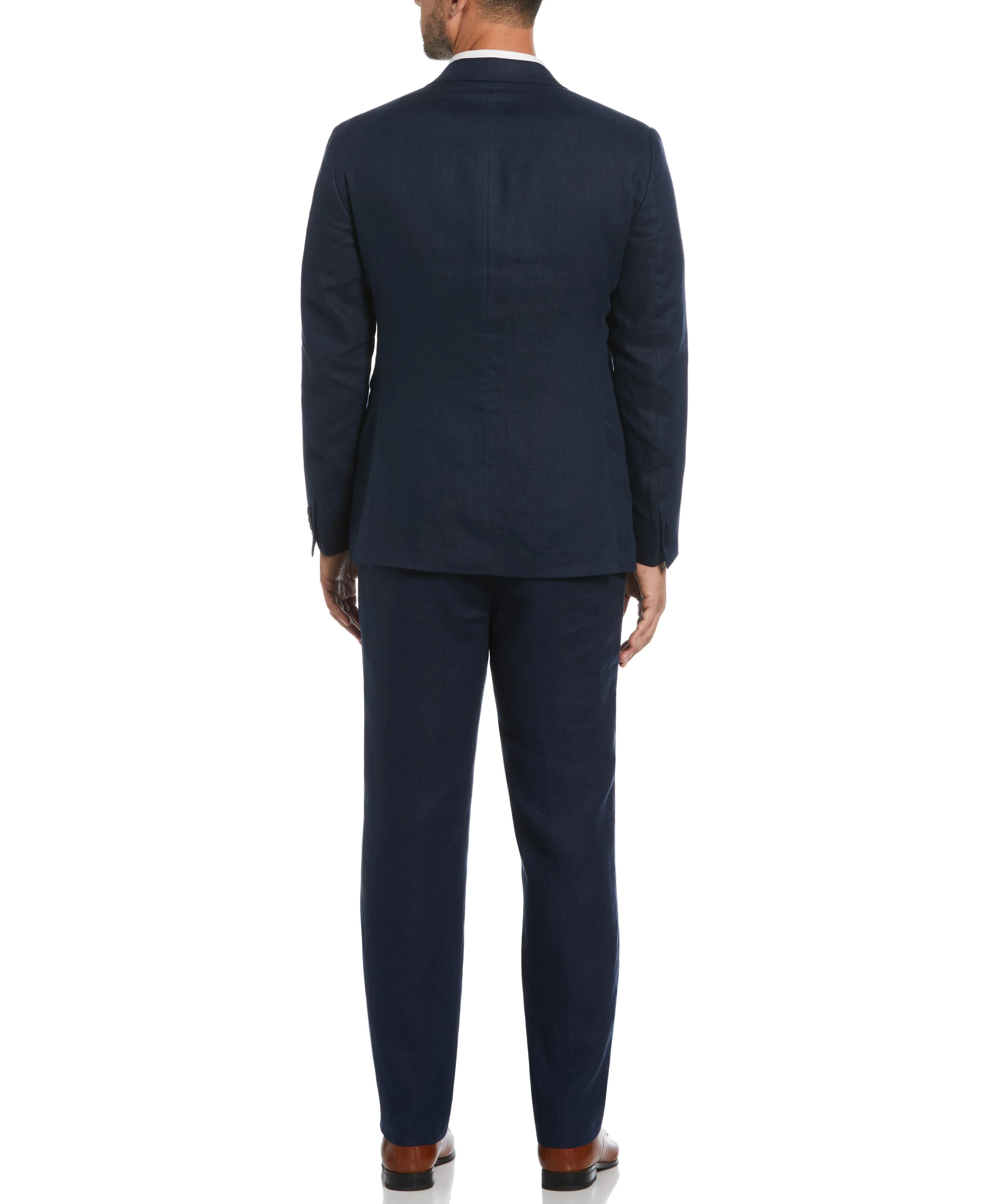 100% Linen Single-Breasted Suit Jacket - Image 6