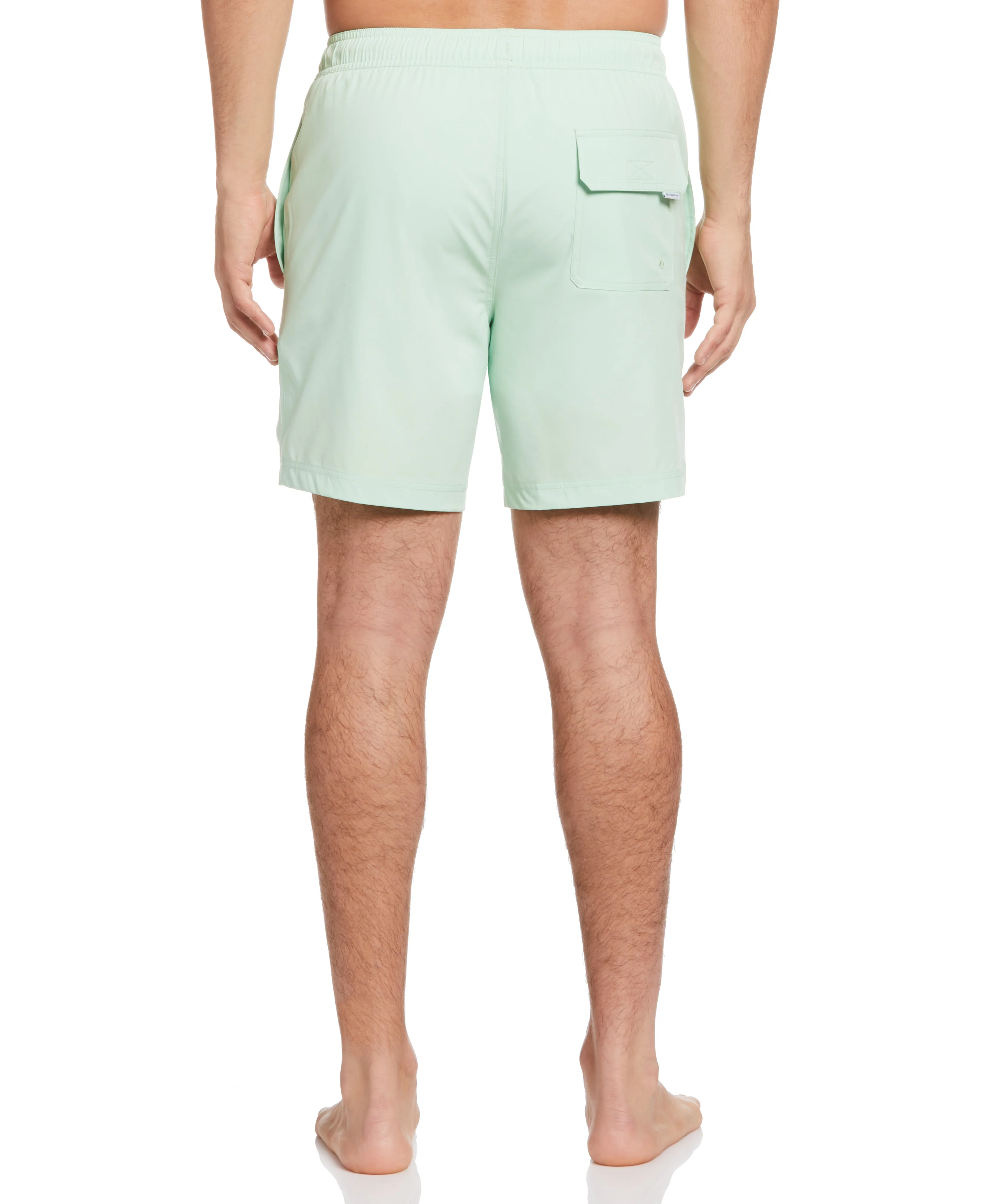 Solid 7" Swim Trunks - Image 2