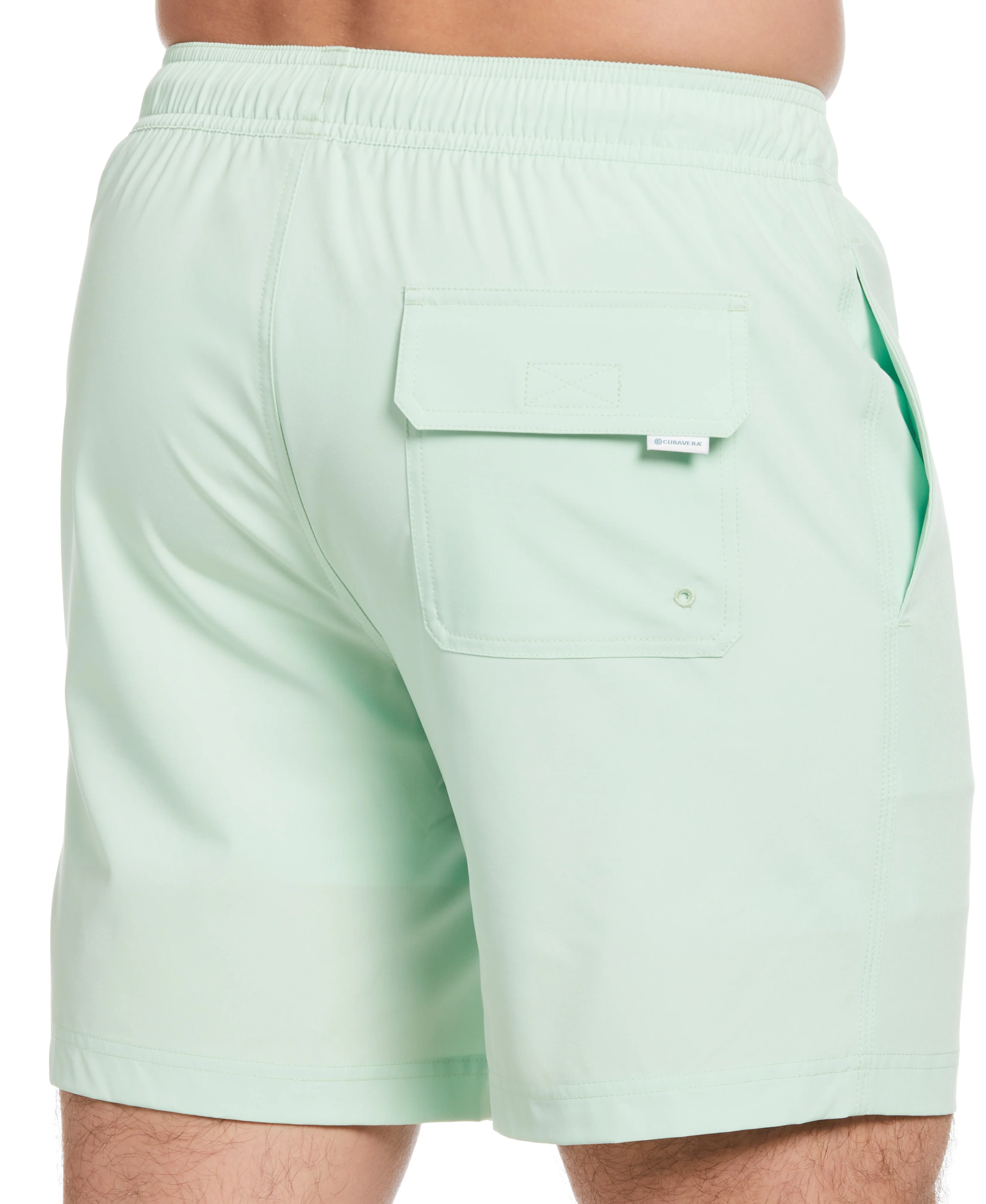 Solid 7" Swim Trunks - Image 4