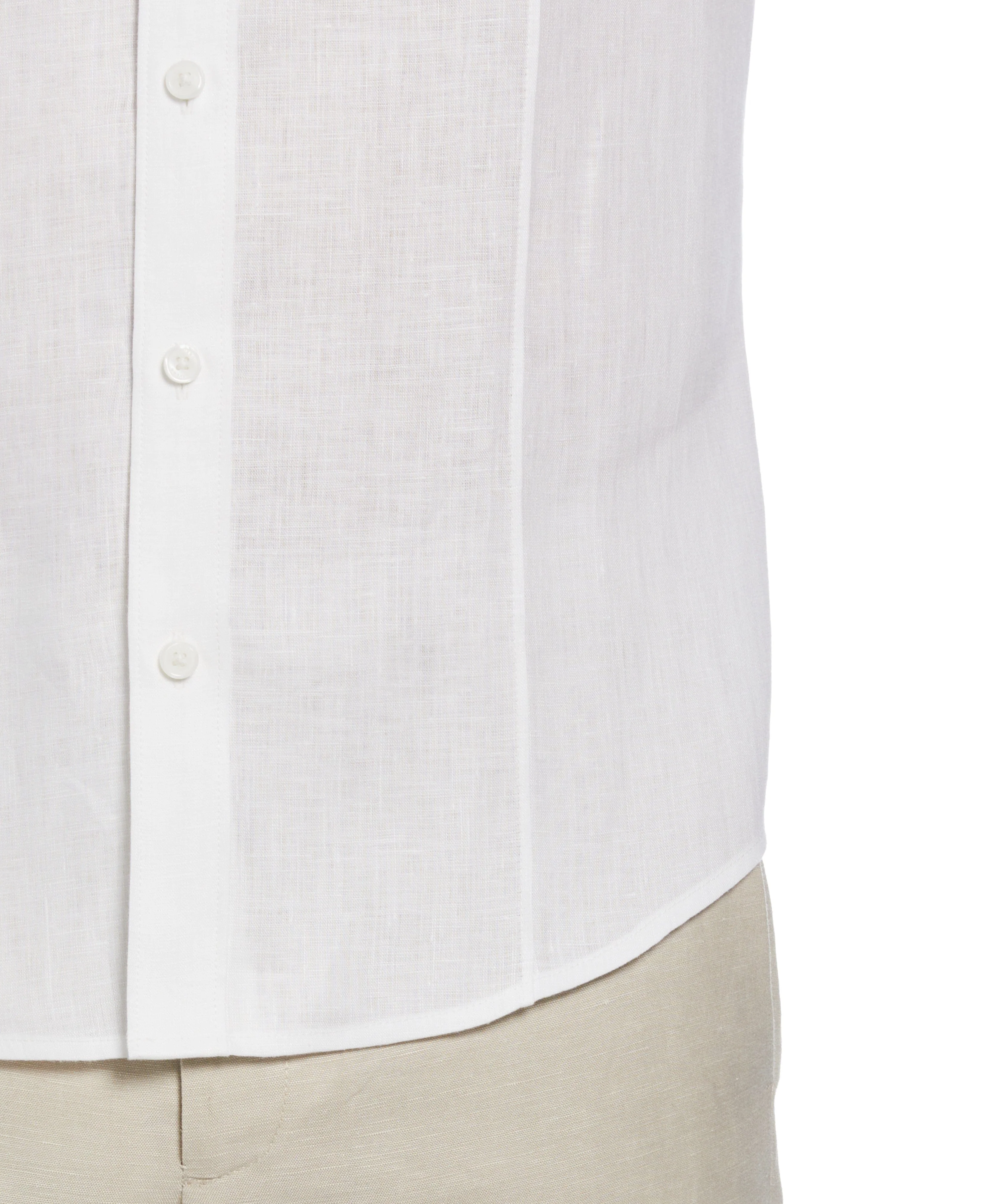 Solid Linen Sport Shirt - Image 3