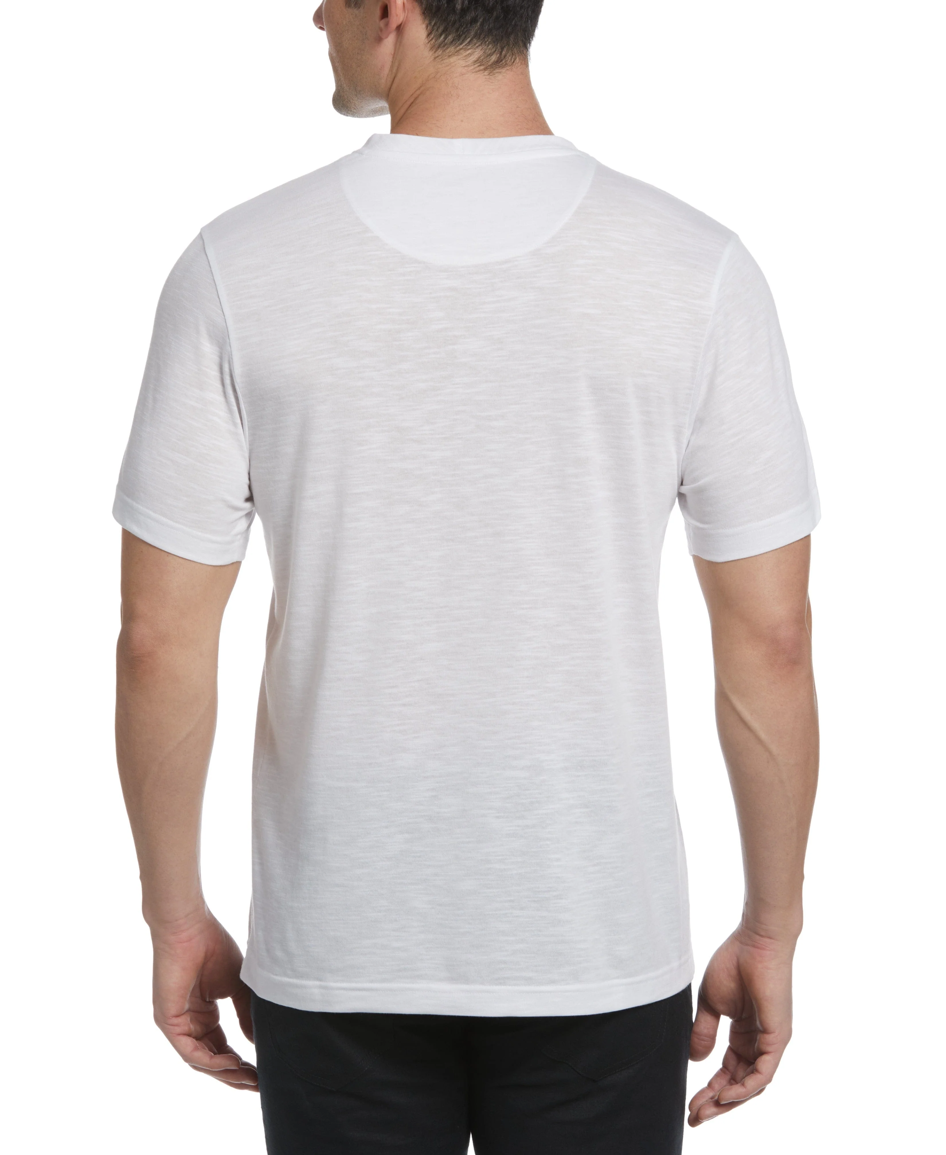Slub V-Neck Tee - Image 2