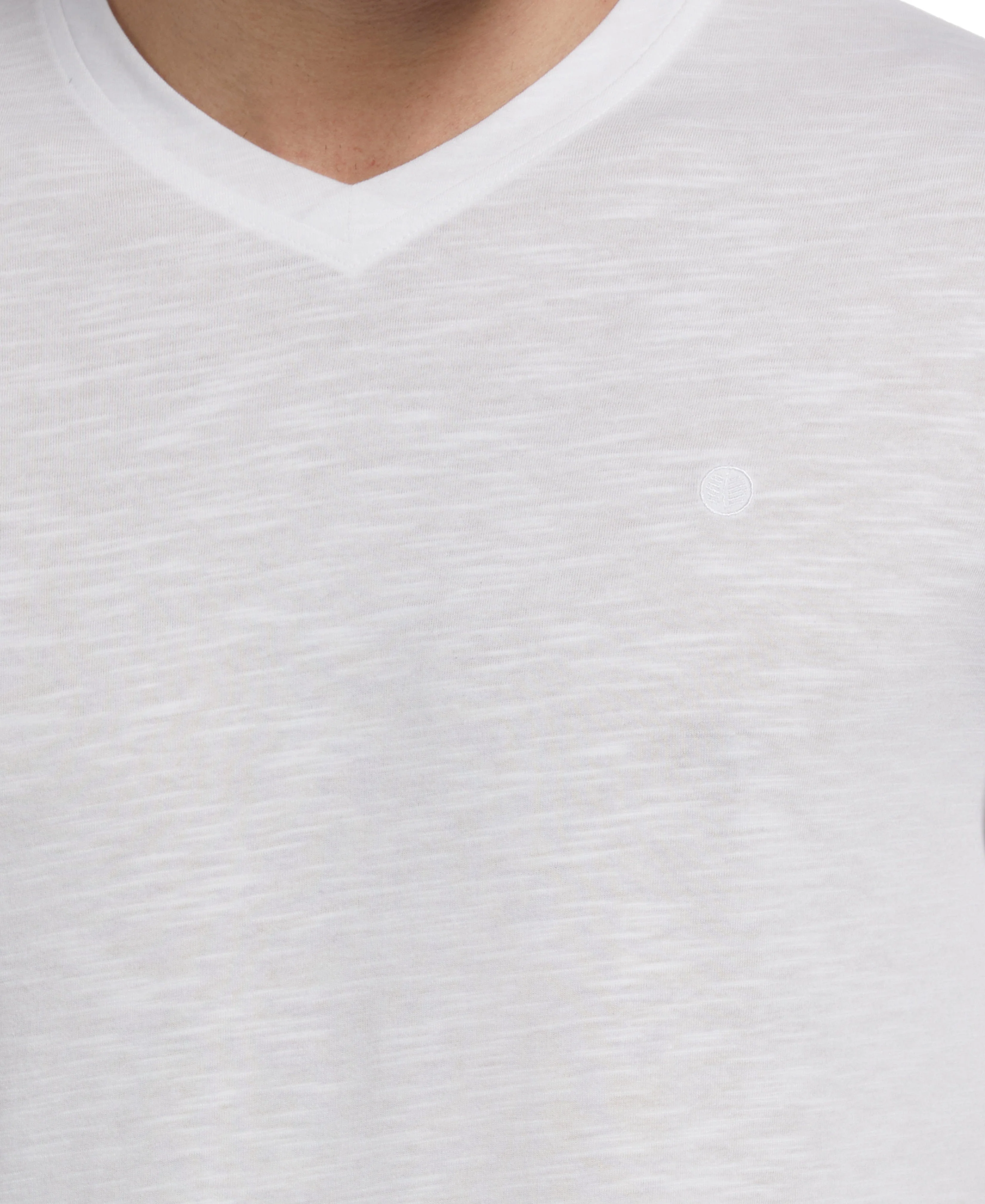 Slub V-Neck Tee - Image 3