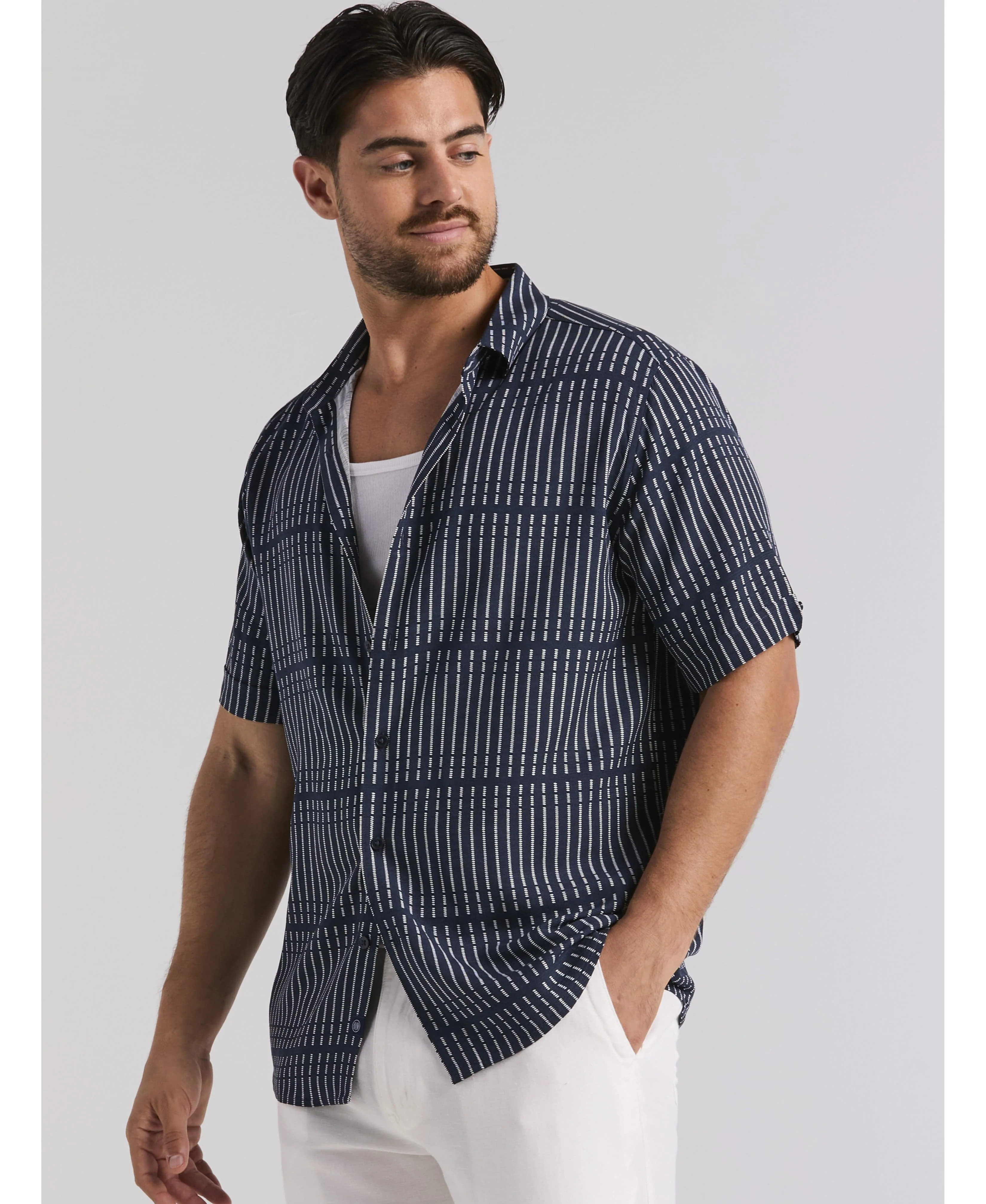 Stripe Print Shirt - Image 7