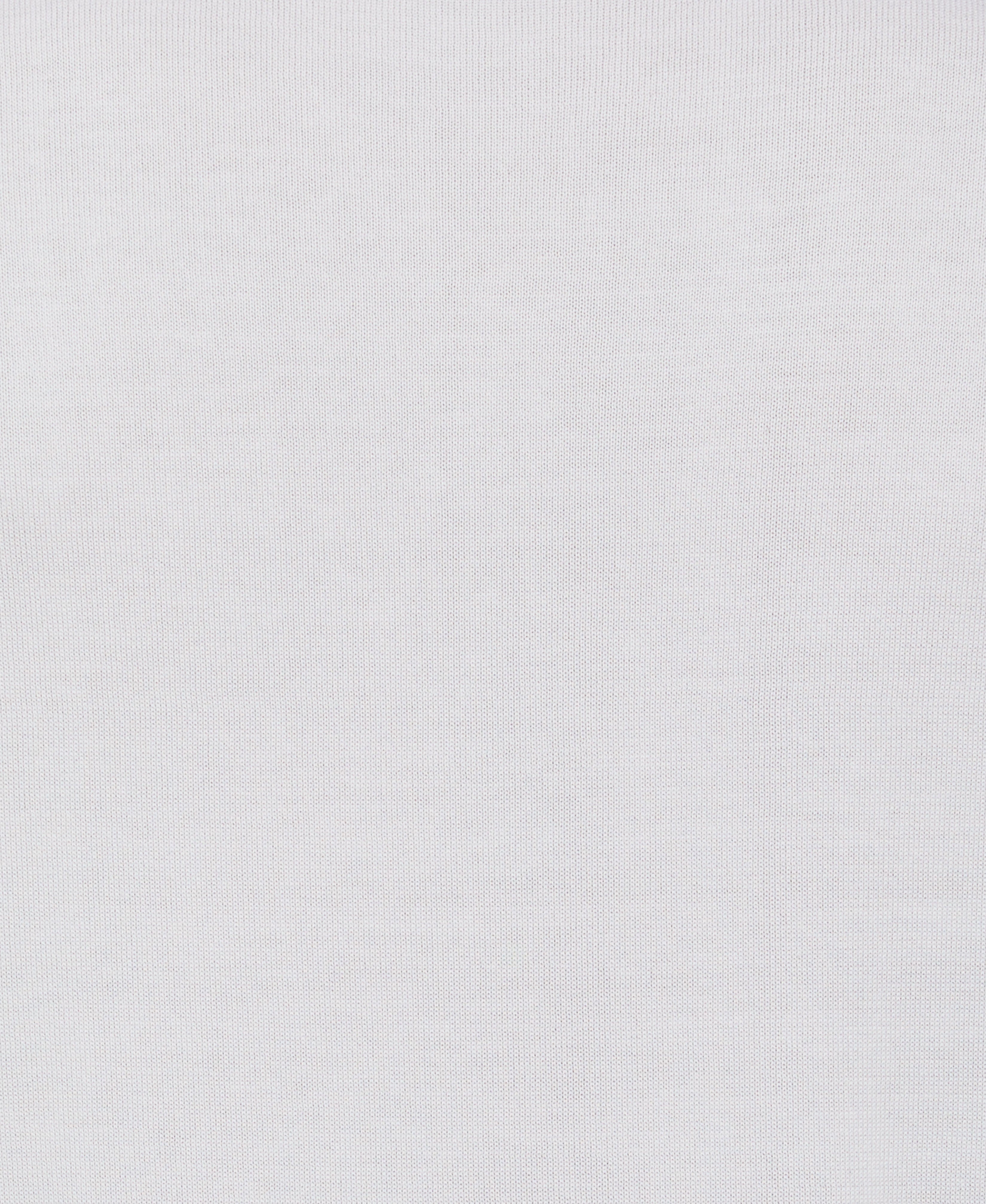 Striped Johnny Collar Polo Sweater - Image 4