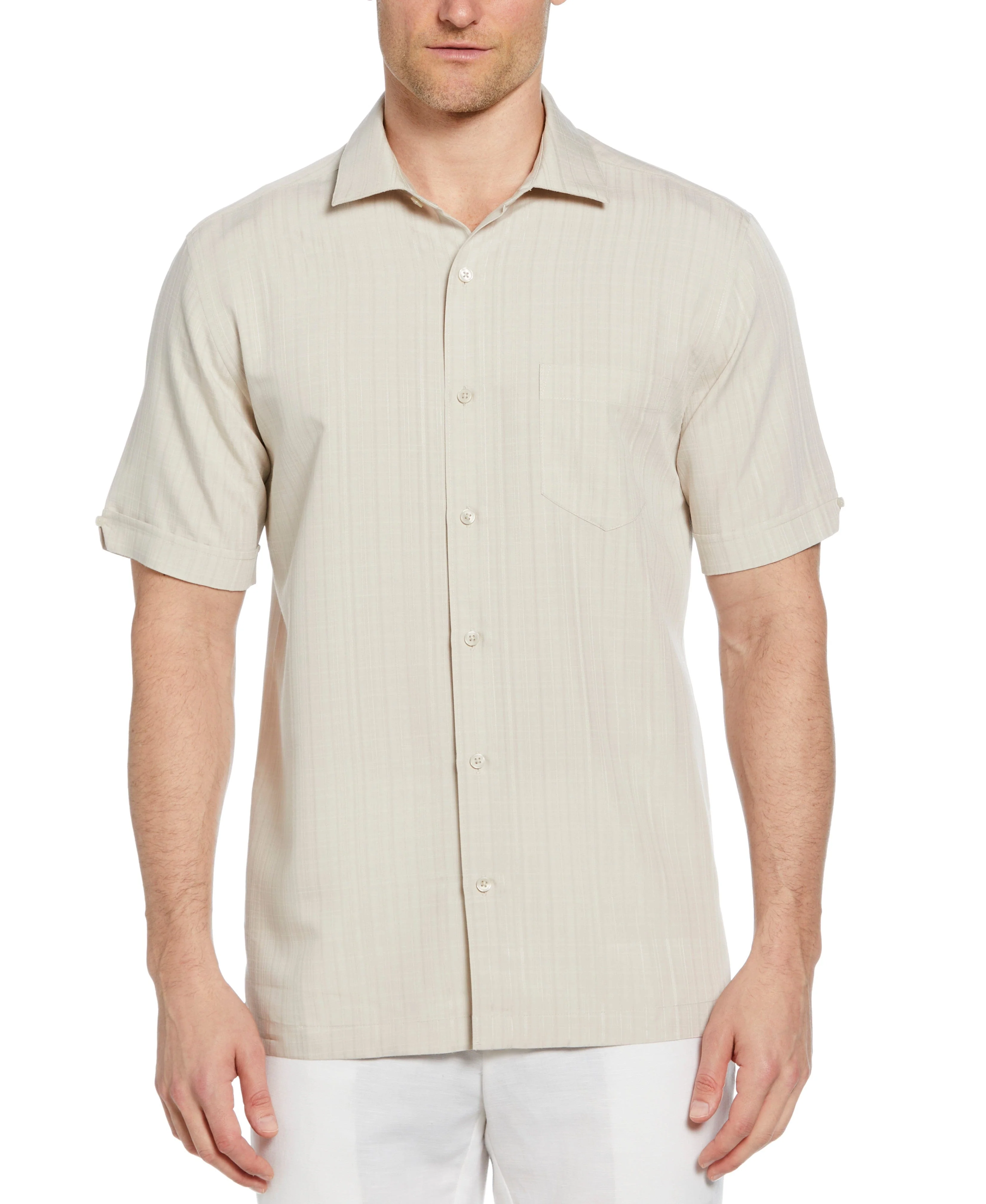 Classic Textured One Pocket Shirt - Image 14
