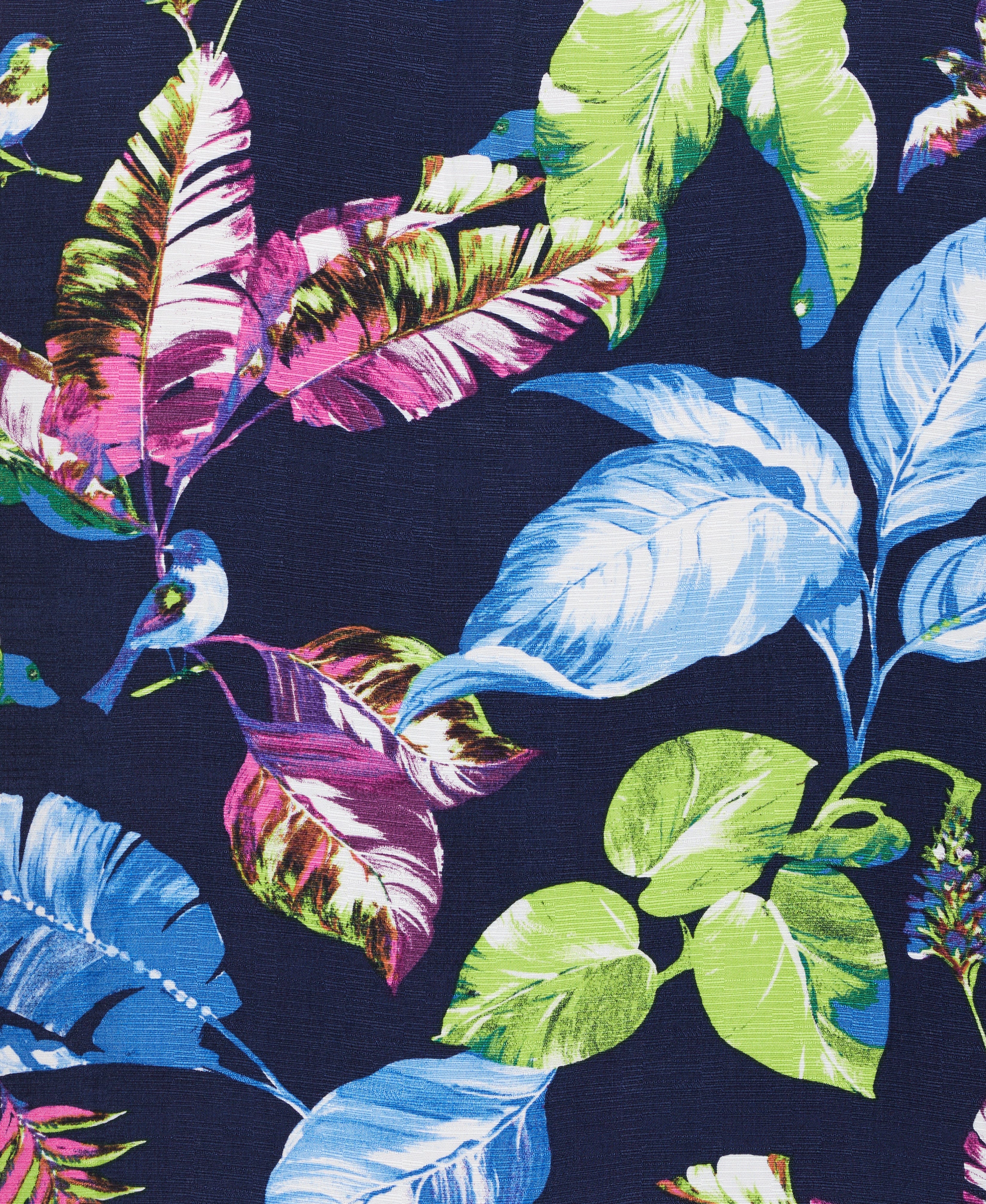 Textured Leaf Print Shirt - Image 4