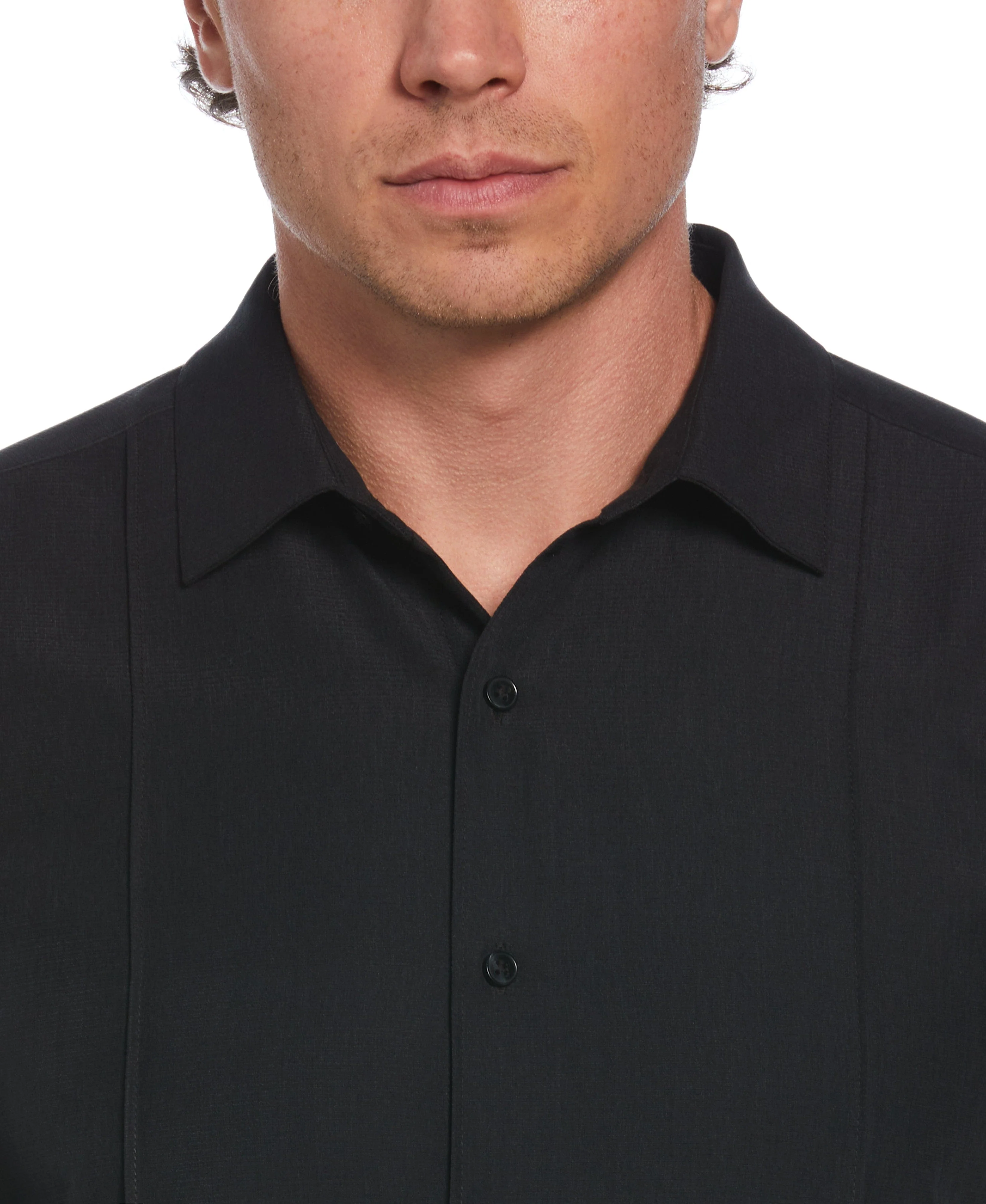 Textured One-Tuck Panel Shirt - Image 3
