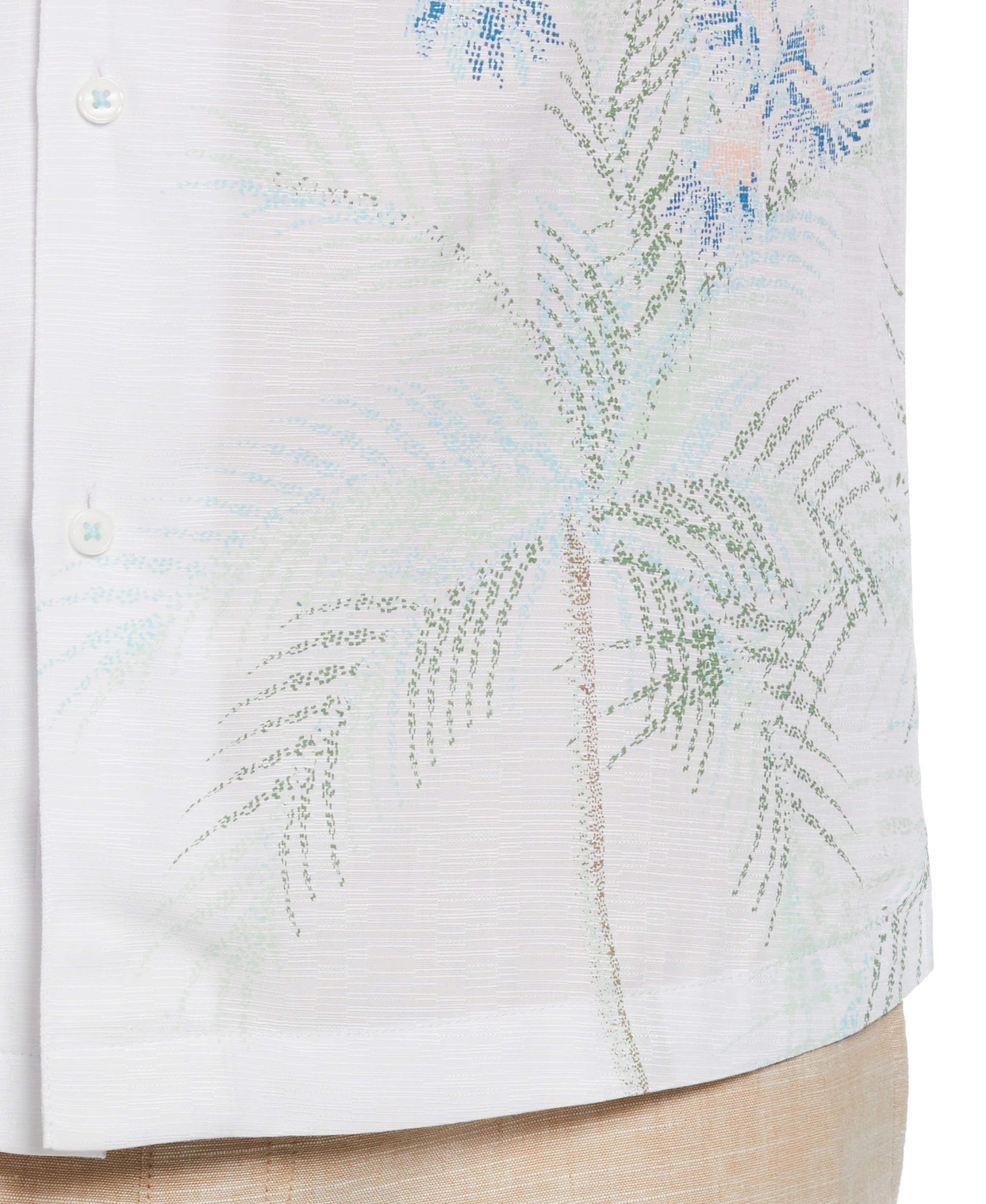 Big & Tall Textured Parrot Print Shirt - Image 4