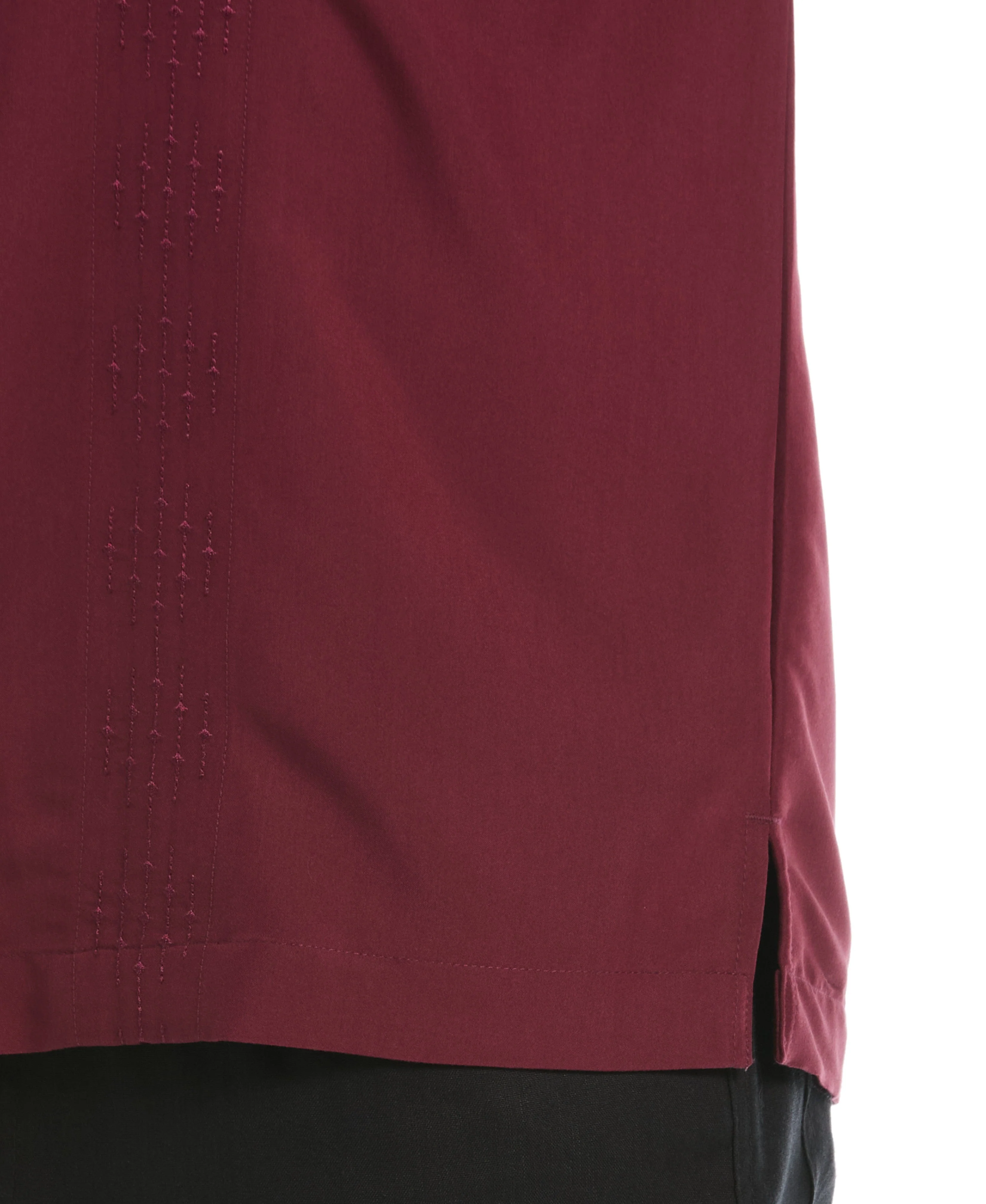 Tonal Argyle Embroidery Shirt - Image 3