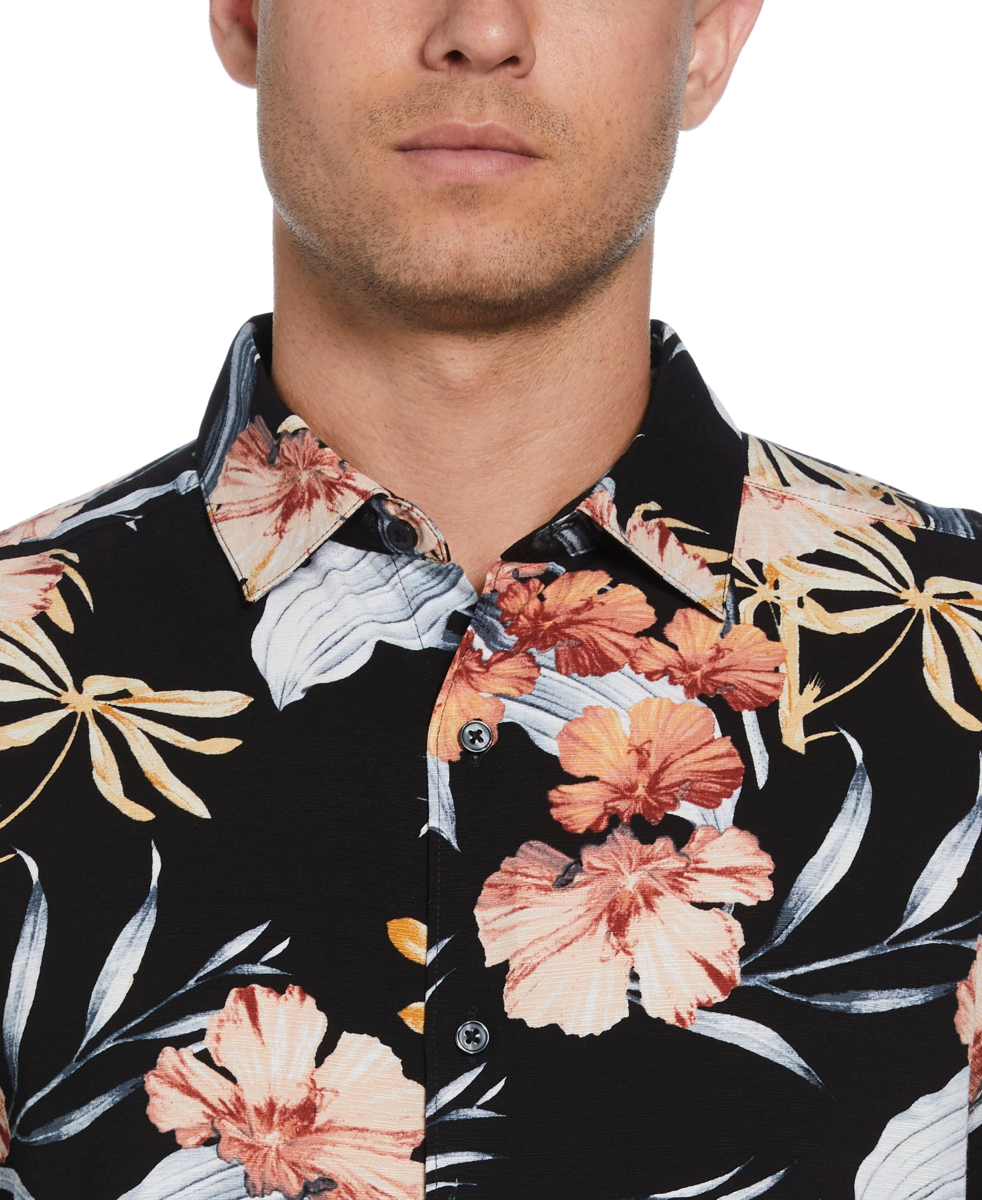 Tropical Floral Print Shirt - Image 4