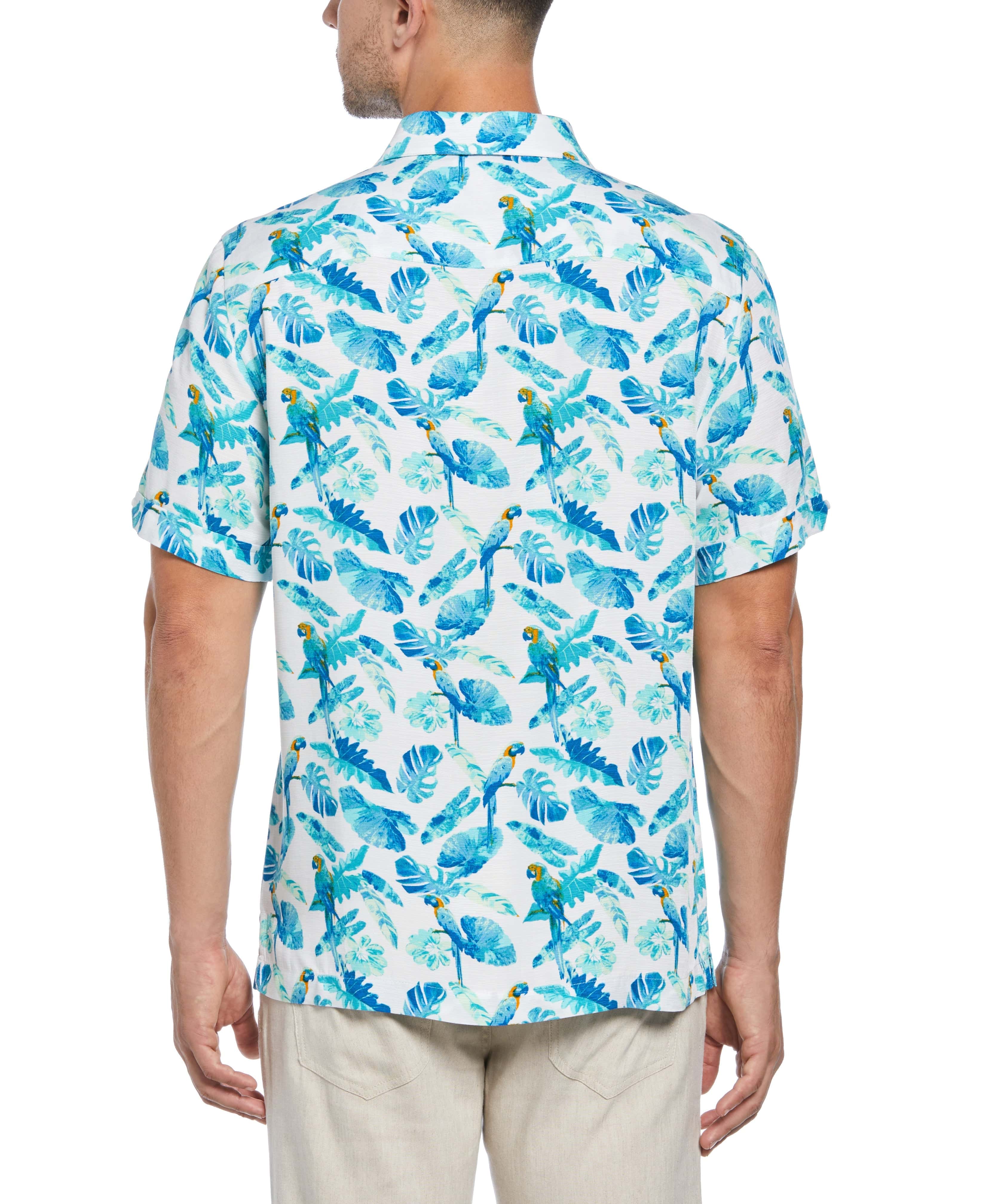 Tropical Parrot Print Shirt - Image 2