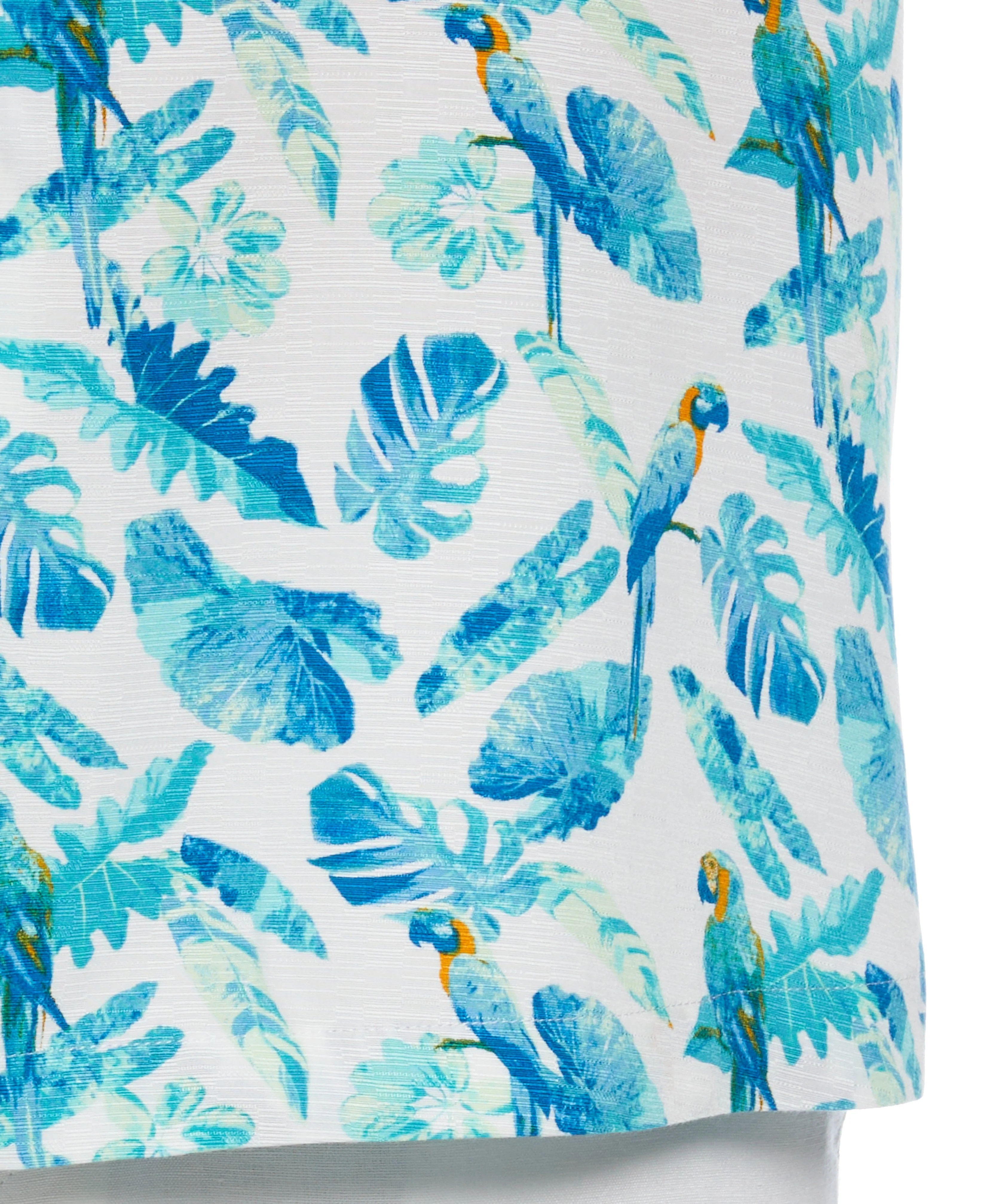 Big & Tall Tropical Parrot Print Shirt - Image 4