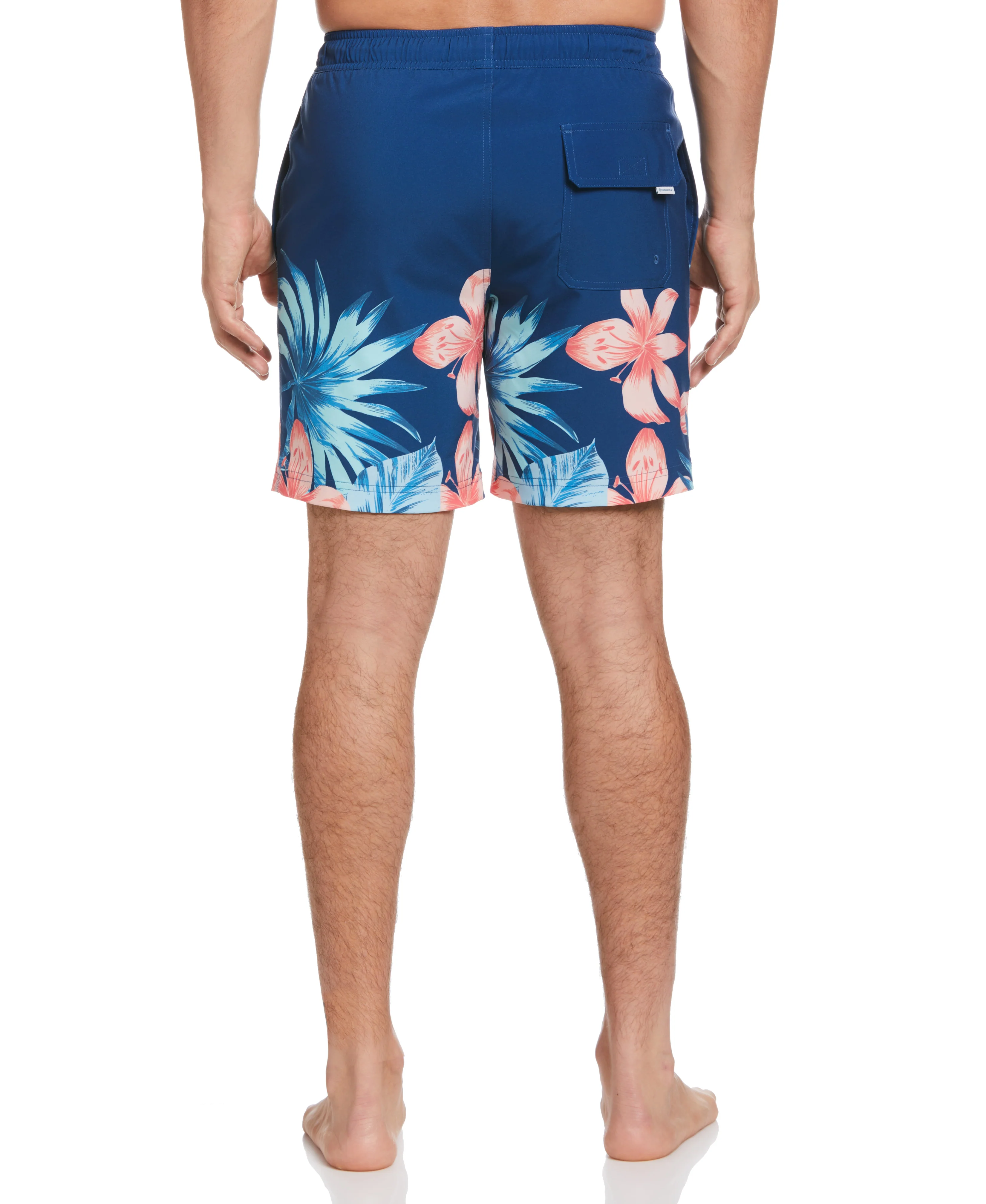 Tropical Placement Print 7" Swim Trunks - Image 2
