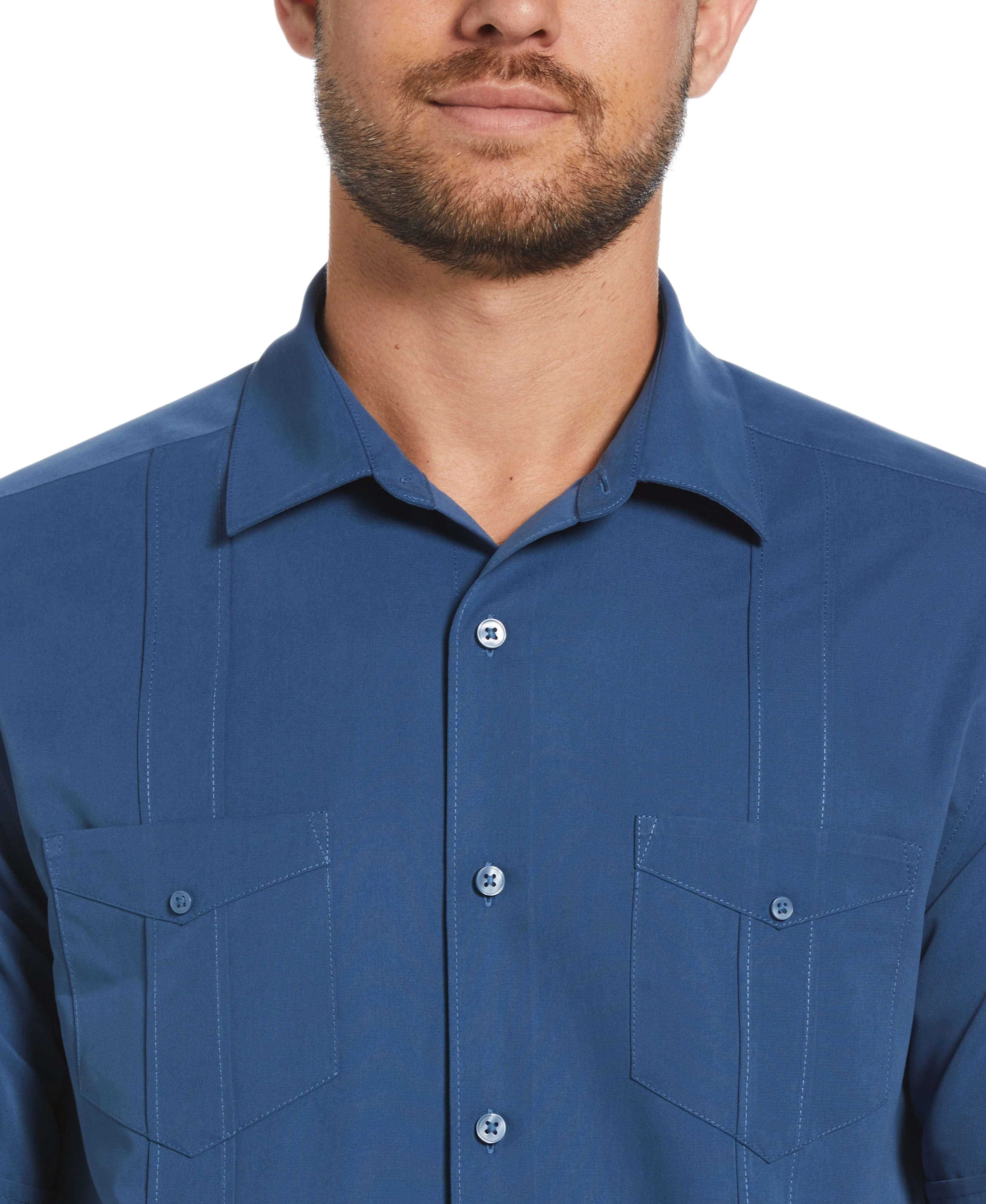 Two-Pocket Double Pintuck Shirt - Image 4