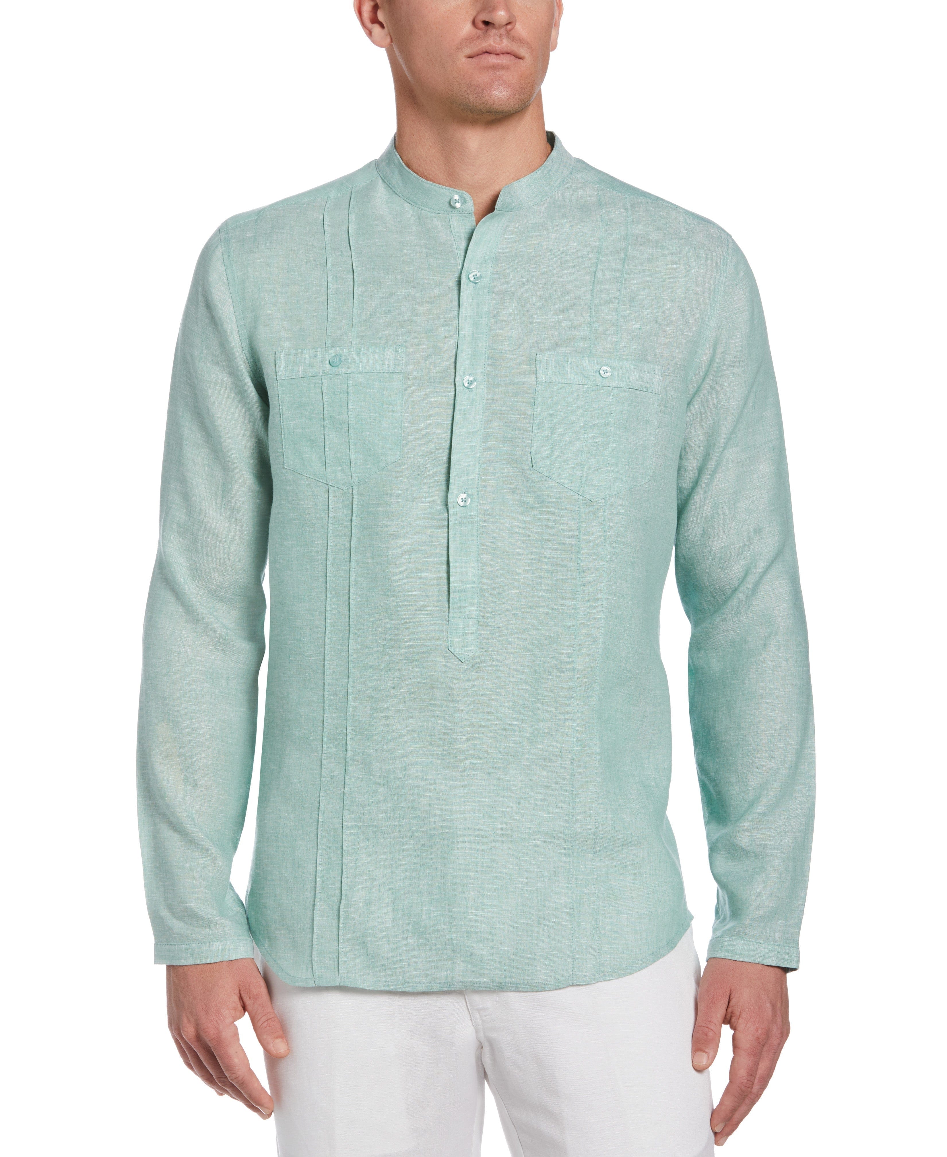 Two-Pocket Pintuck Popover Shirt - Image 22