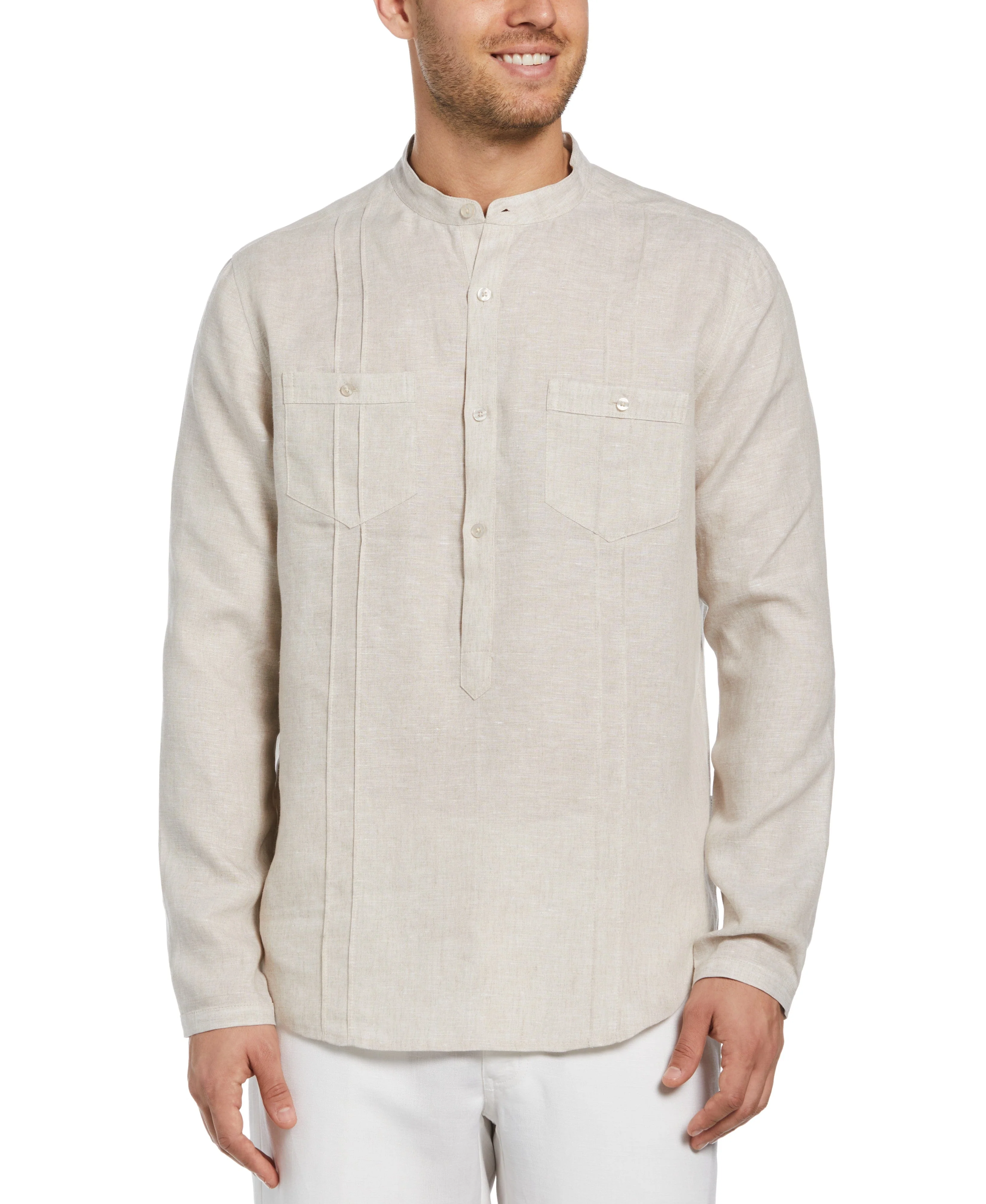 Two-Pocket Pintuck Popover Shirt - Image 6