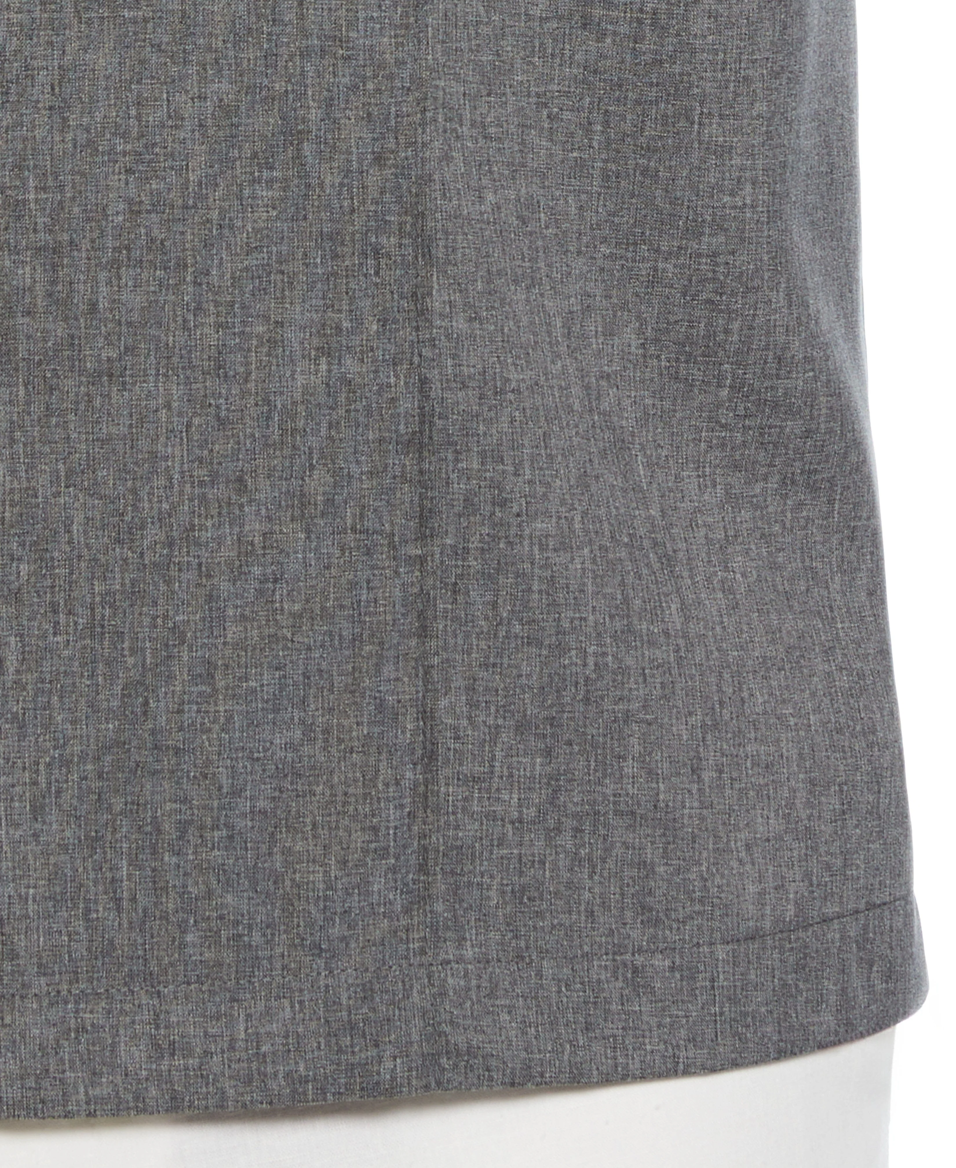 Two-Tone Cross Tuck Chambray Shirt - Image 18