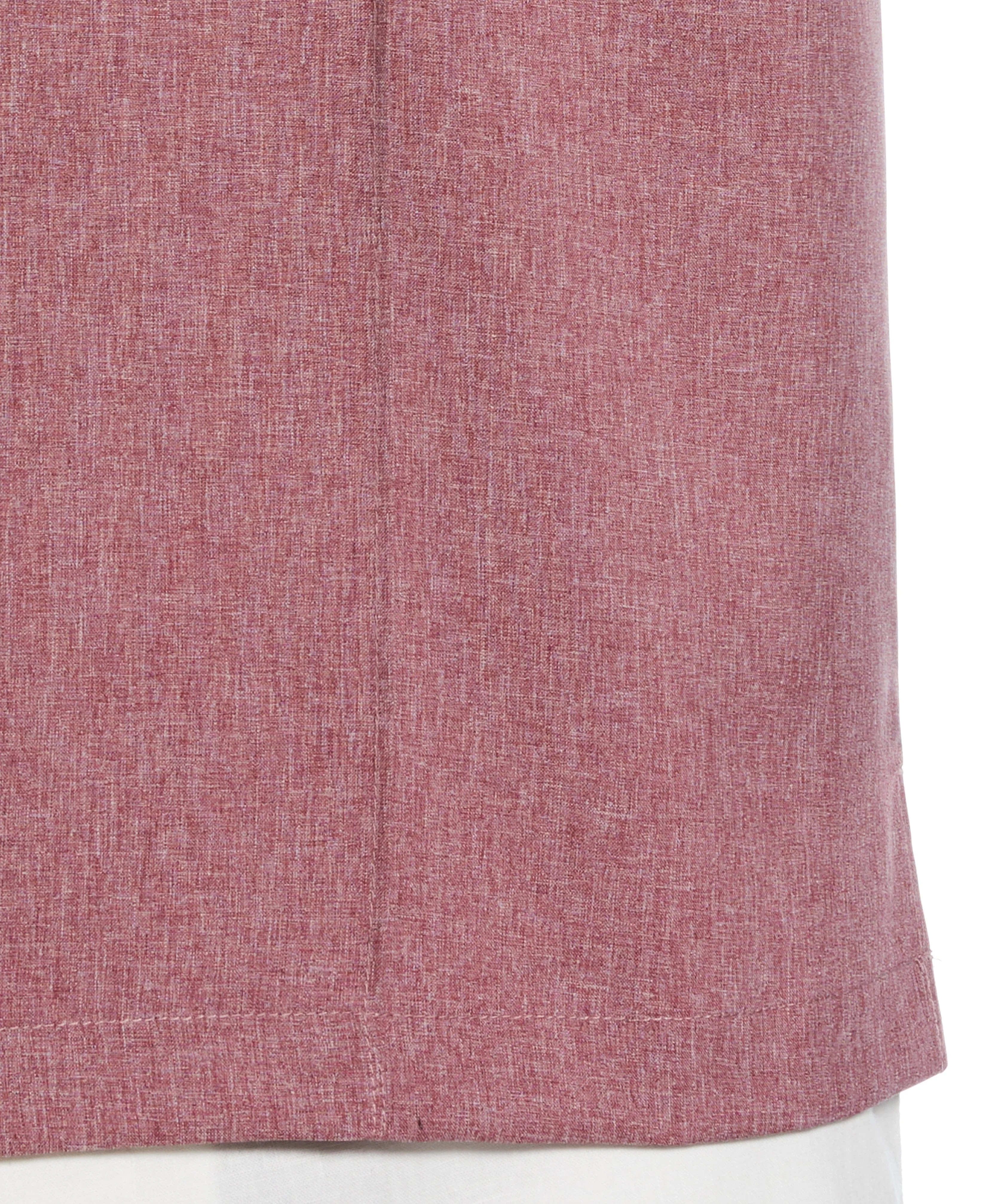 Two-Tone Cross Tuck Chambray Shirt - Image 8