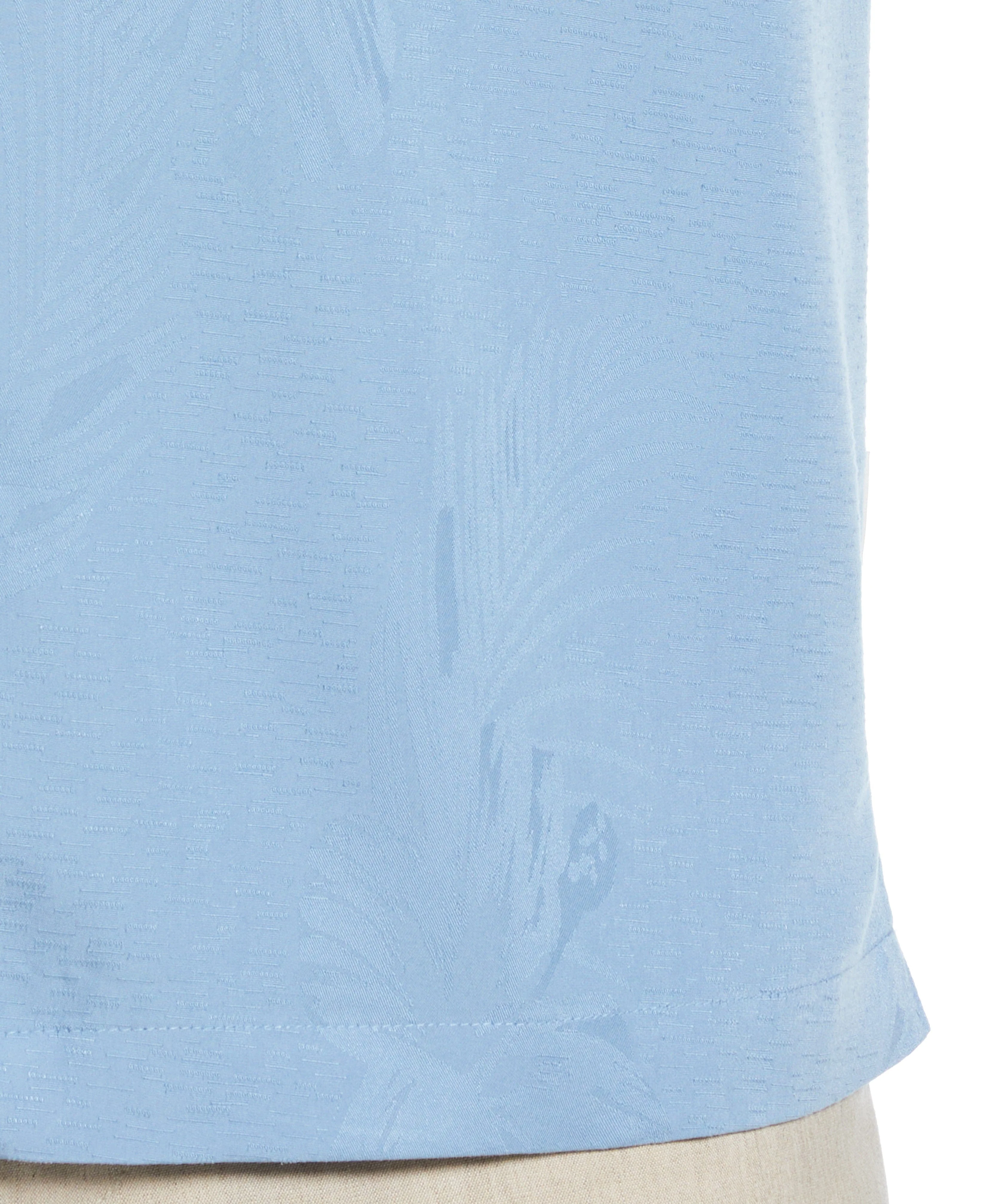 Two-Tone One Pocket Floral Print Shirt - Image 3