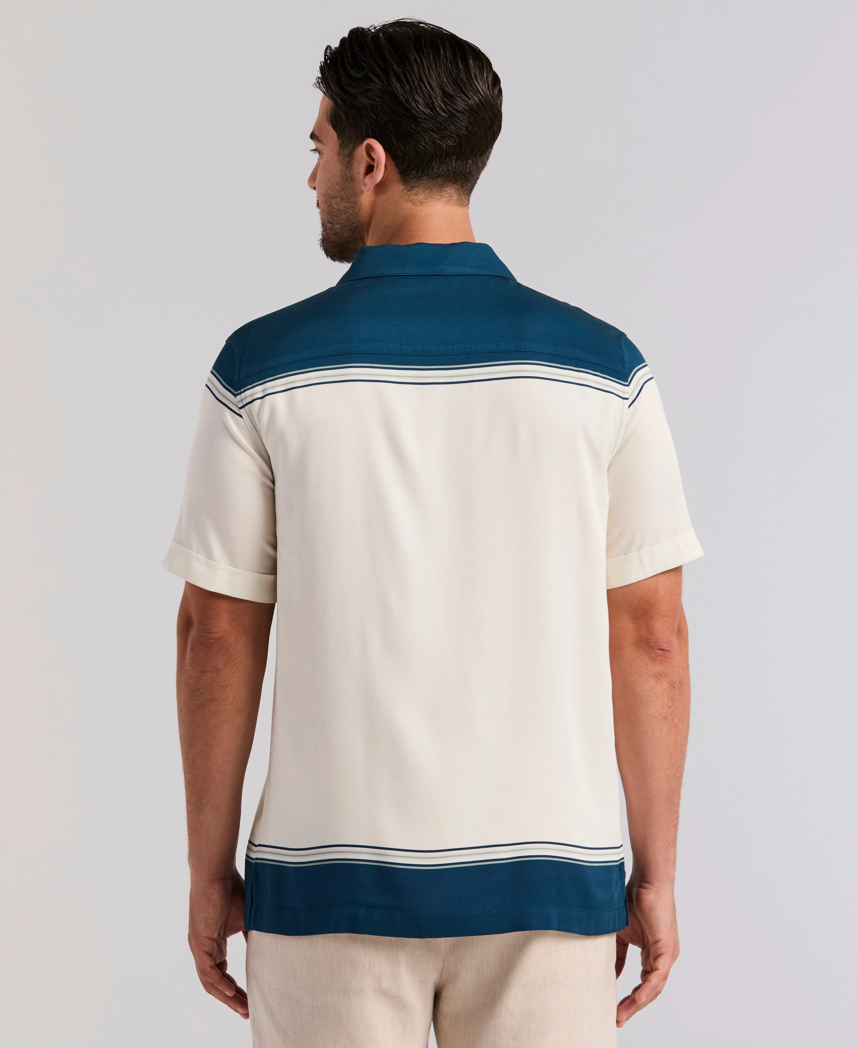 Viscose Colorblock Shirt - Image 3